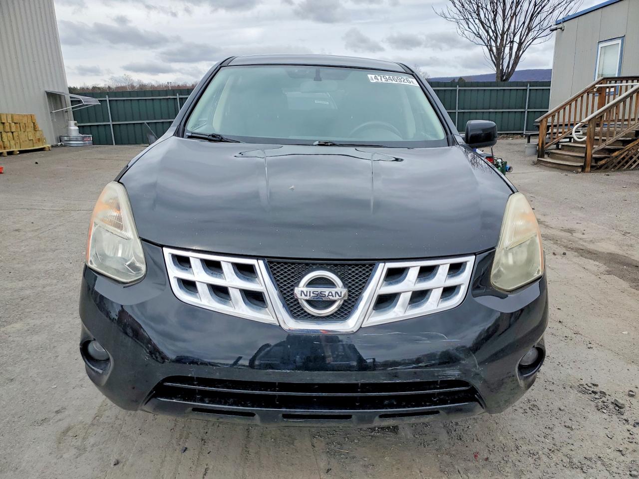 2013 Nissan Rogue S Черный vin: JN8AS5MV8DW635556