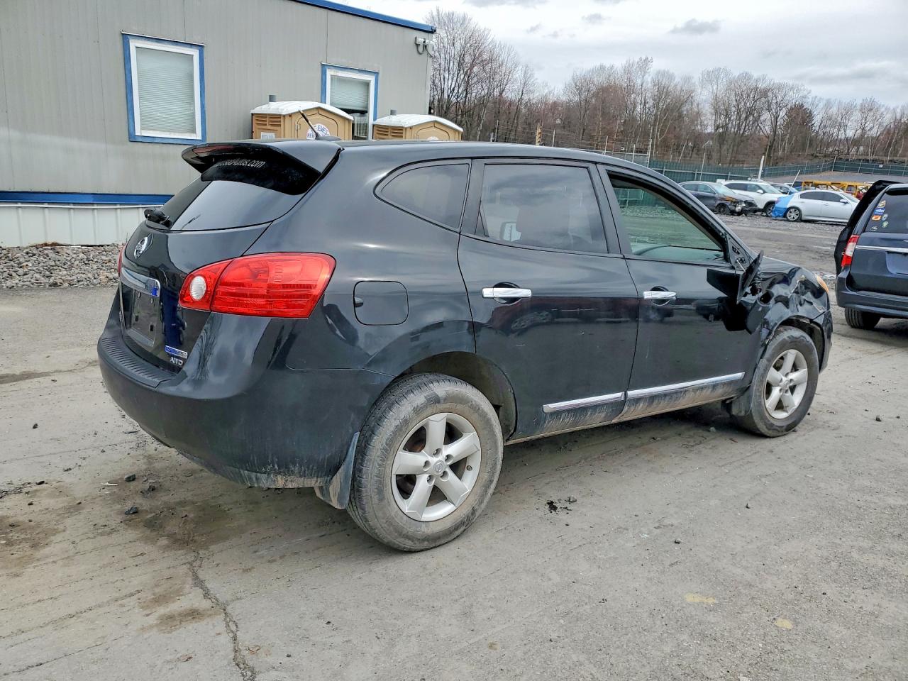 2013 Nissan Rogue S Черный vin: JN8AS5MV8DW635556