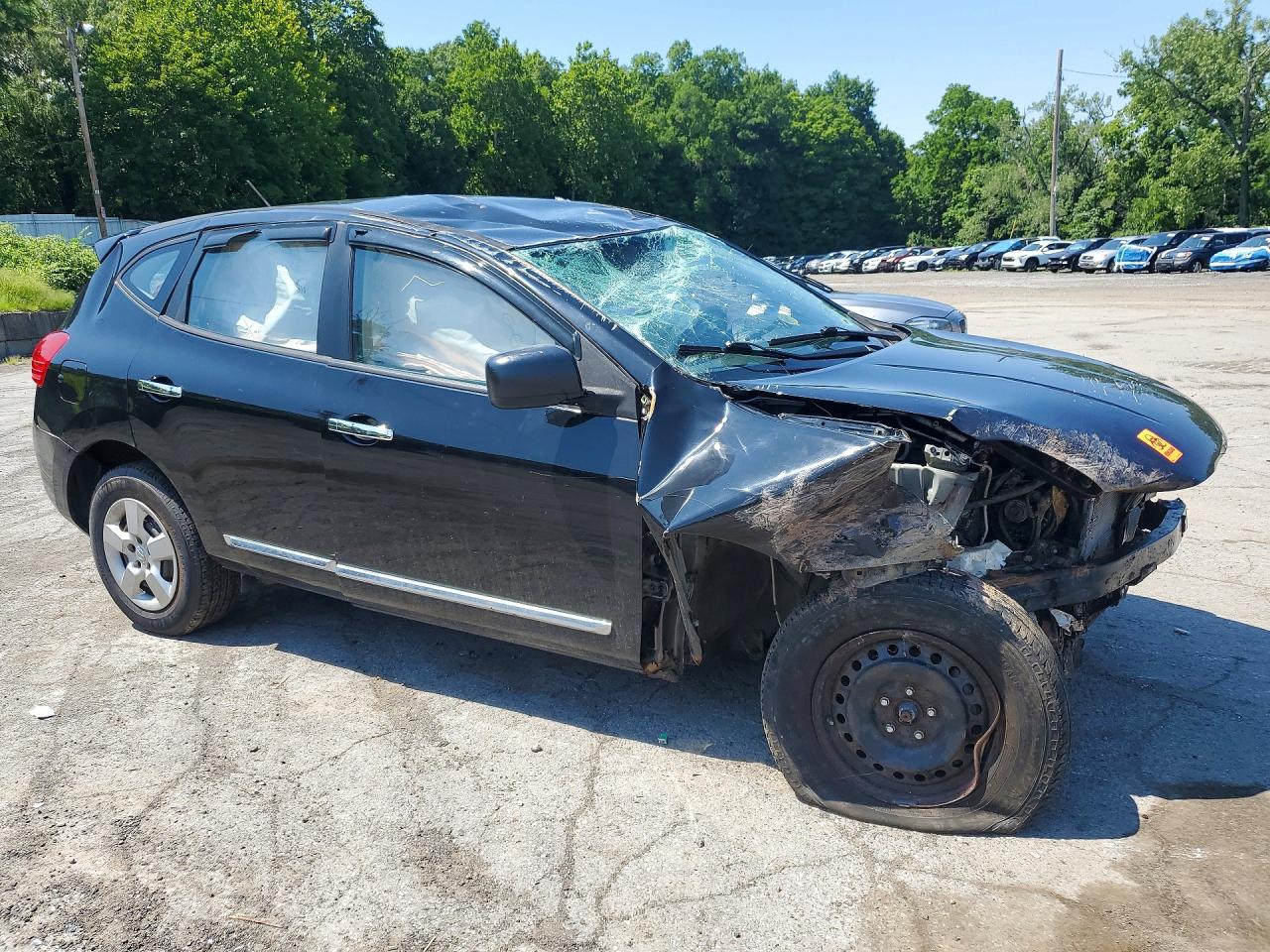 2013 Nissan Rogue S Black vin: JN8AS5MV8DW641485