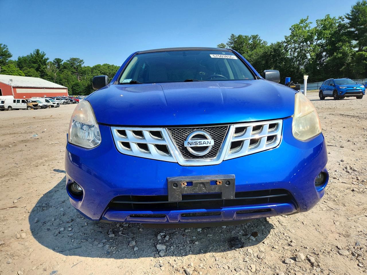 2013 Nissan Rogue S Blue vin: JN8AS5MV8DW642183