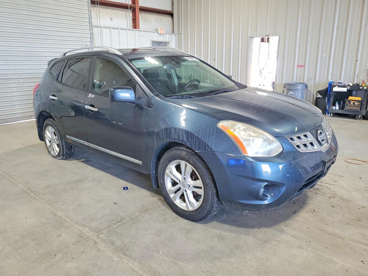 2013 Nissan Rogue S Gray vin: JN8AS5MV8DW642457