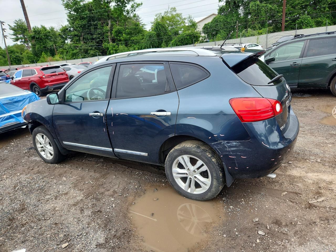 2013 Nissan Rogue S Blue vin: JN8AS5MV8DW643107