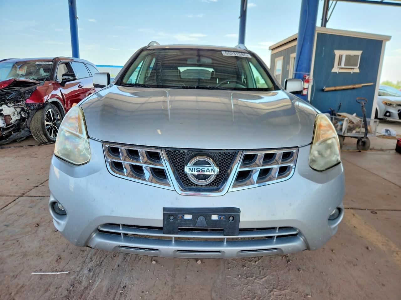 2013 Nissan Rogue S Silver vin: JN8AS5MV8DW643995