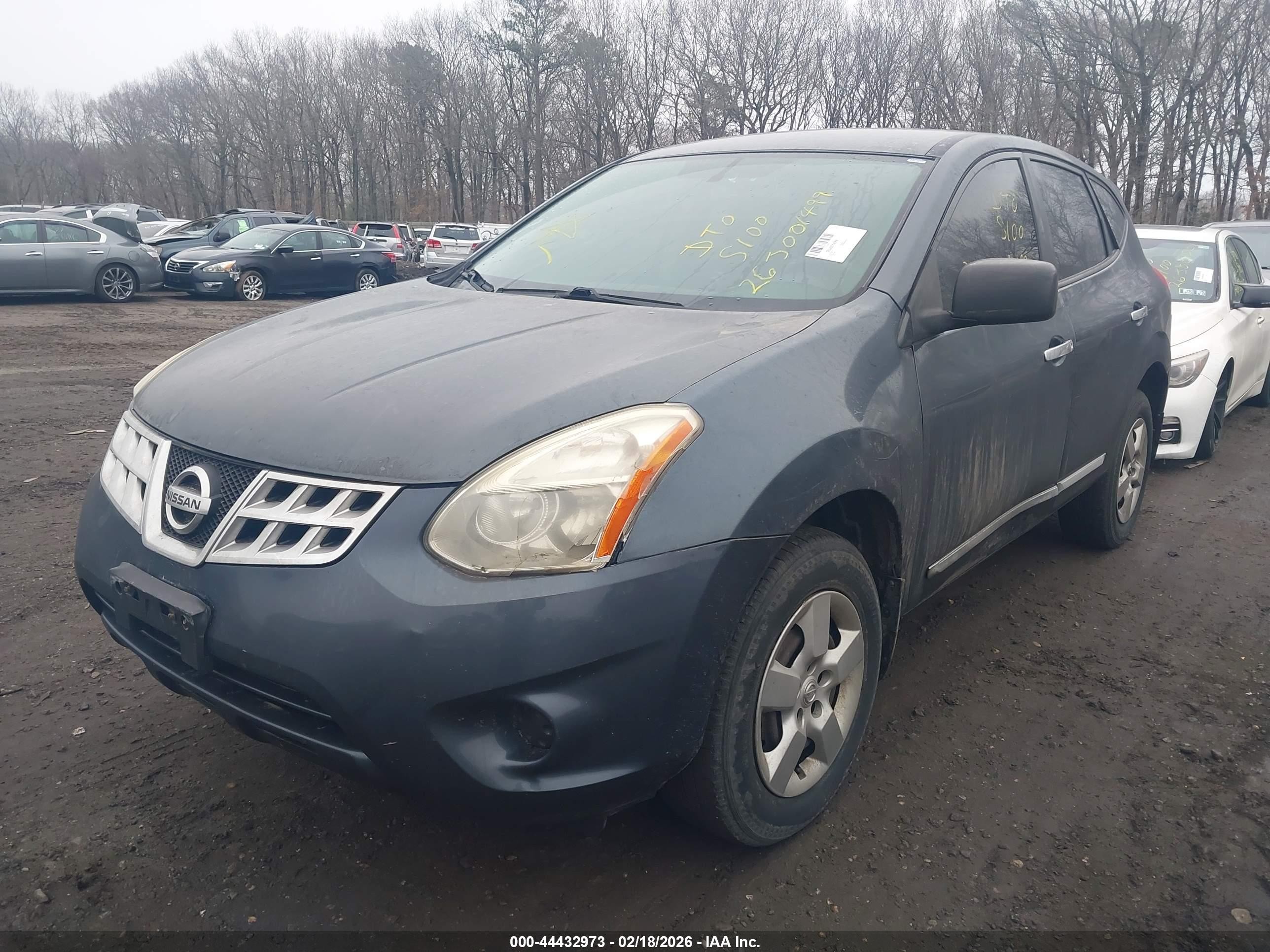 2013 Nissan Rogue S Blue vin: JN8AS5MV8DW648128