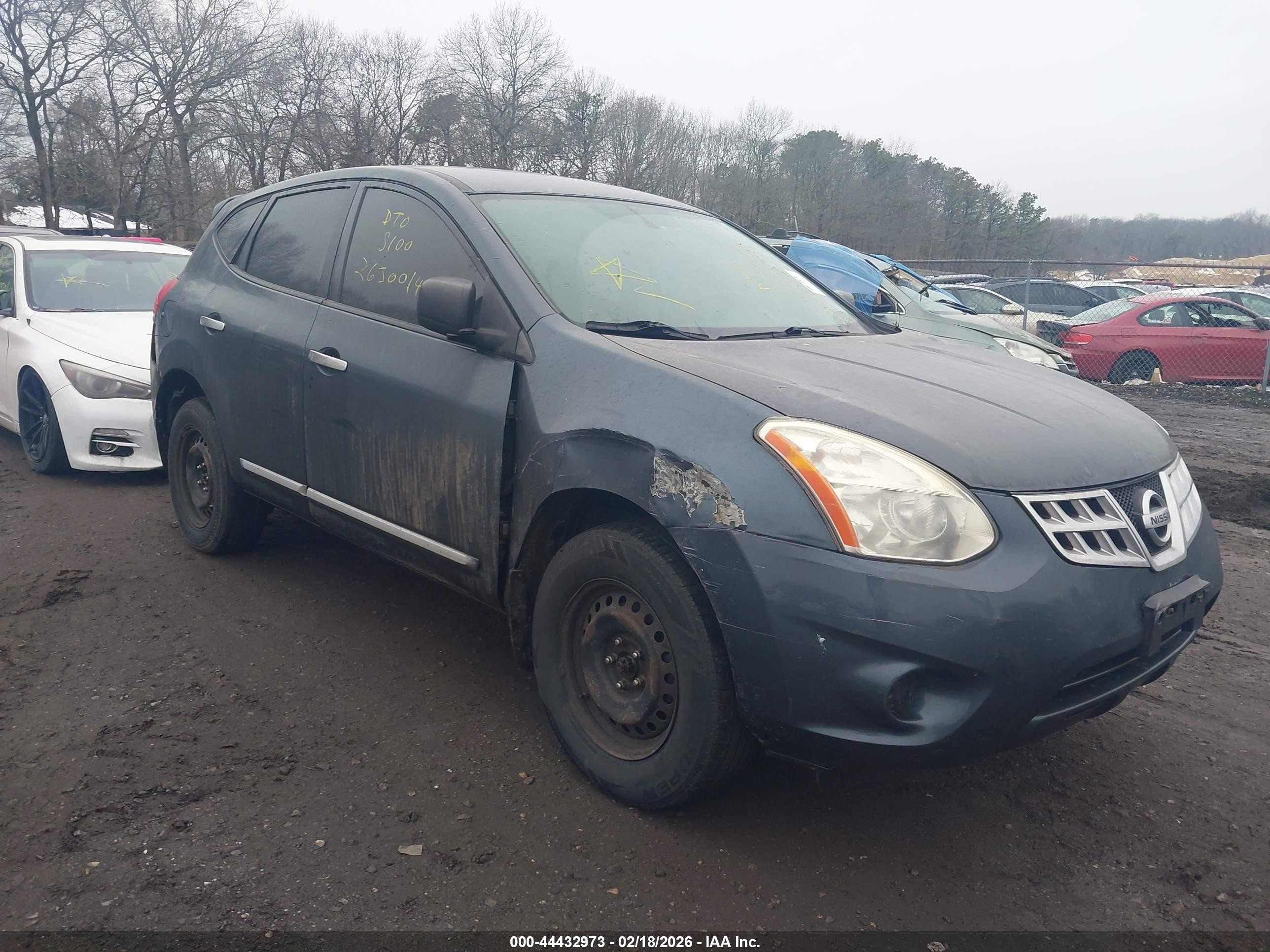 2013 Nissan Rogue S Blue vin: JN8AS5MV8DW648128