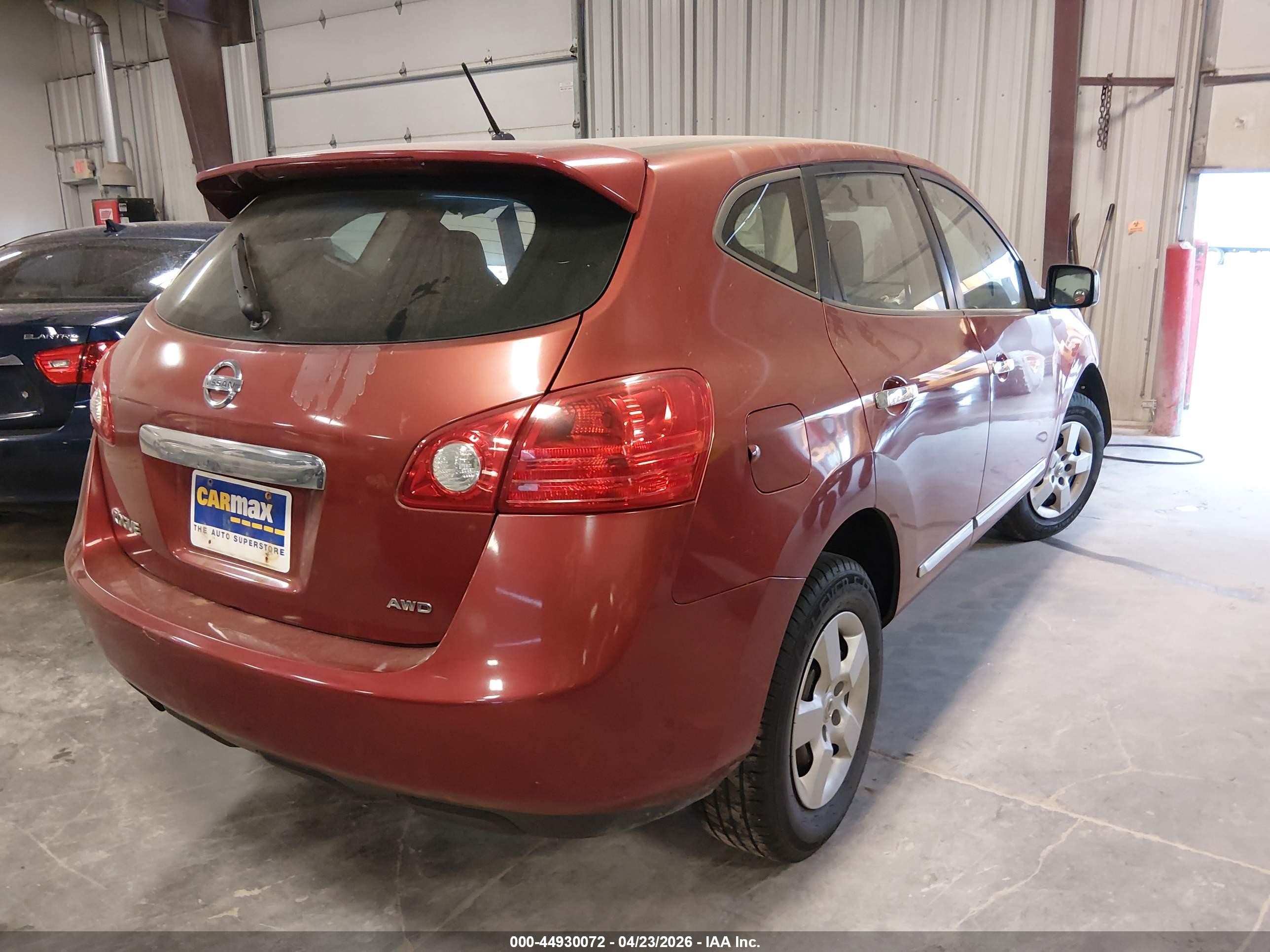 2013 Nissan Rogue S Красный vin: JN8AS5MV8DW648730