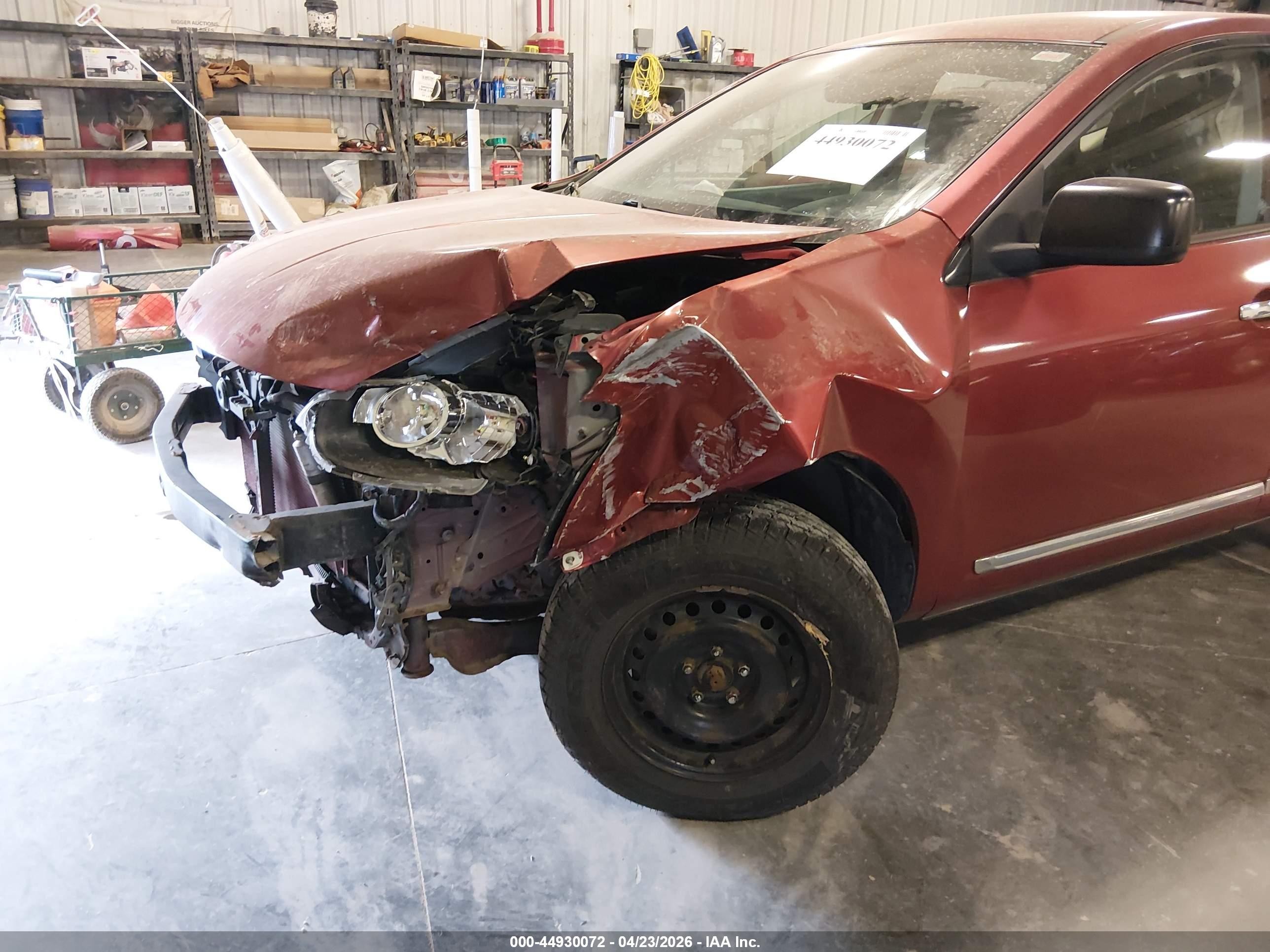 2013 Nissan Rogue S Красный vin: JN8AS5MV8DW648730