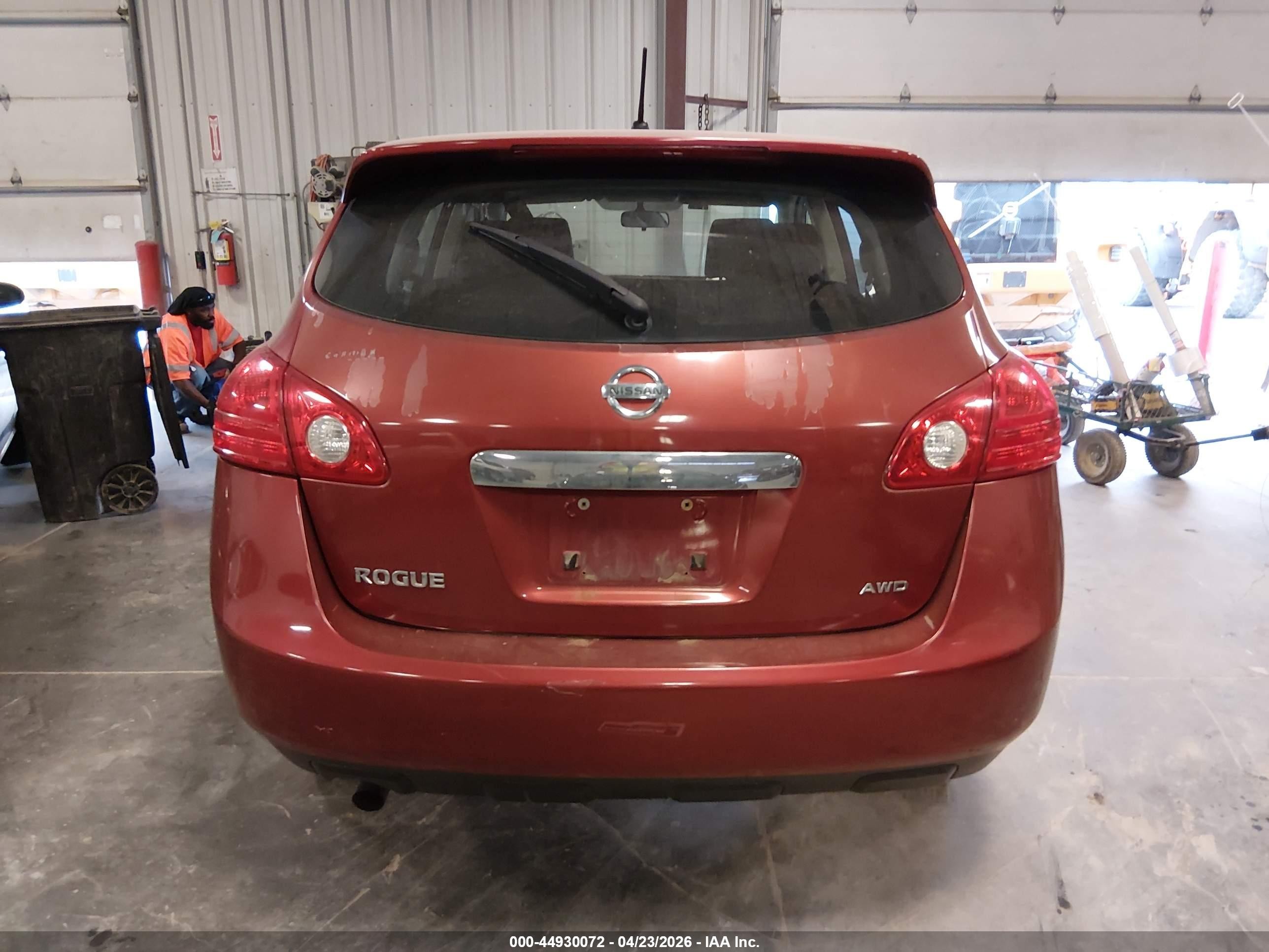 2013 Nissan Rogue S Красный vin: JN8AS5MV8DW648730