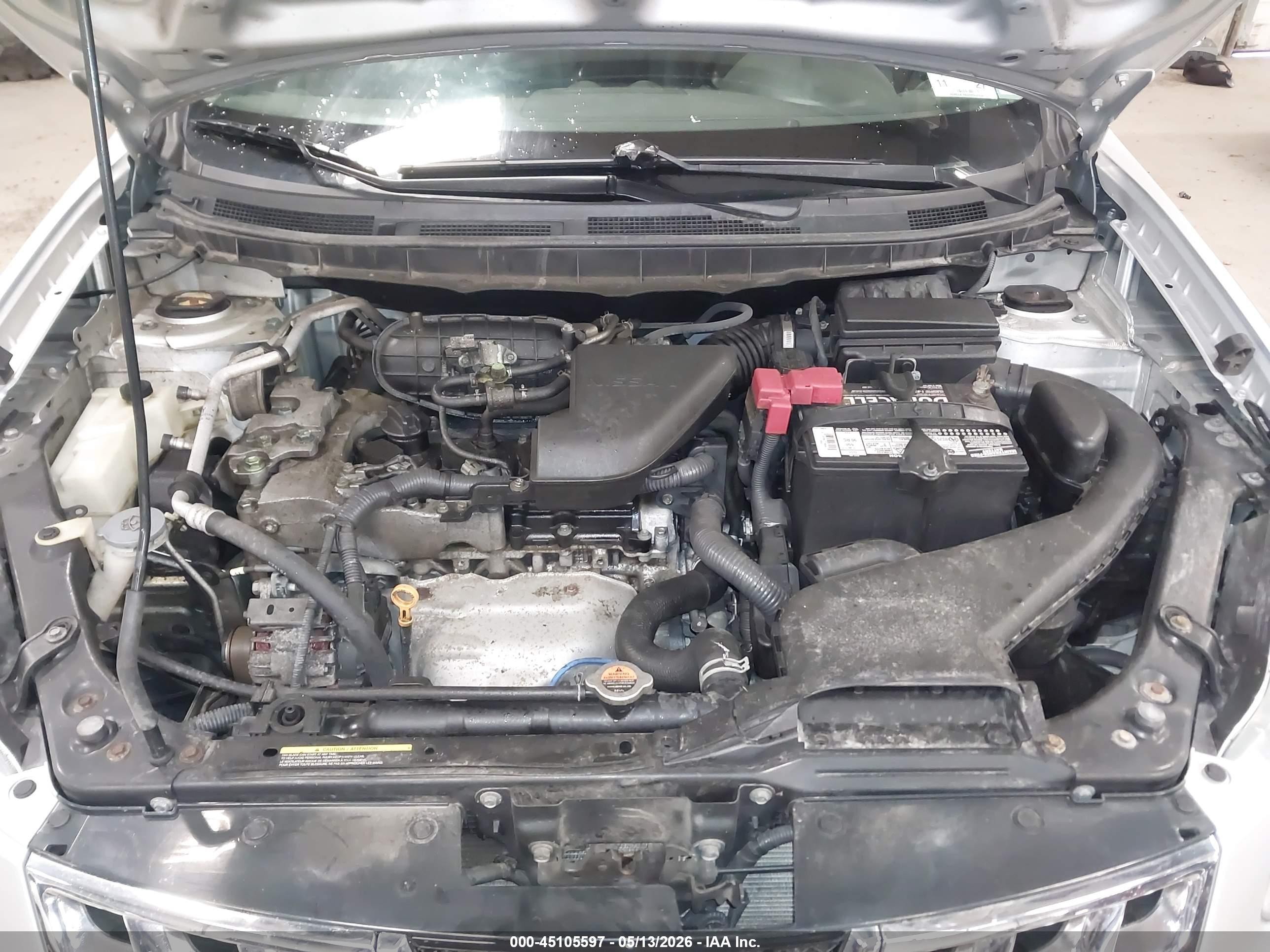 2013 Nissan Rogue S Silver vin: JN8AS5MV8DW649196