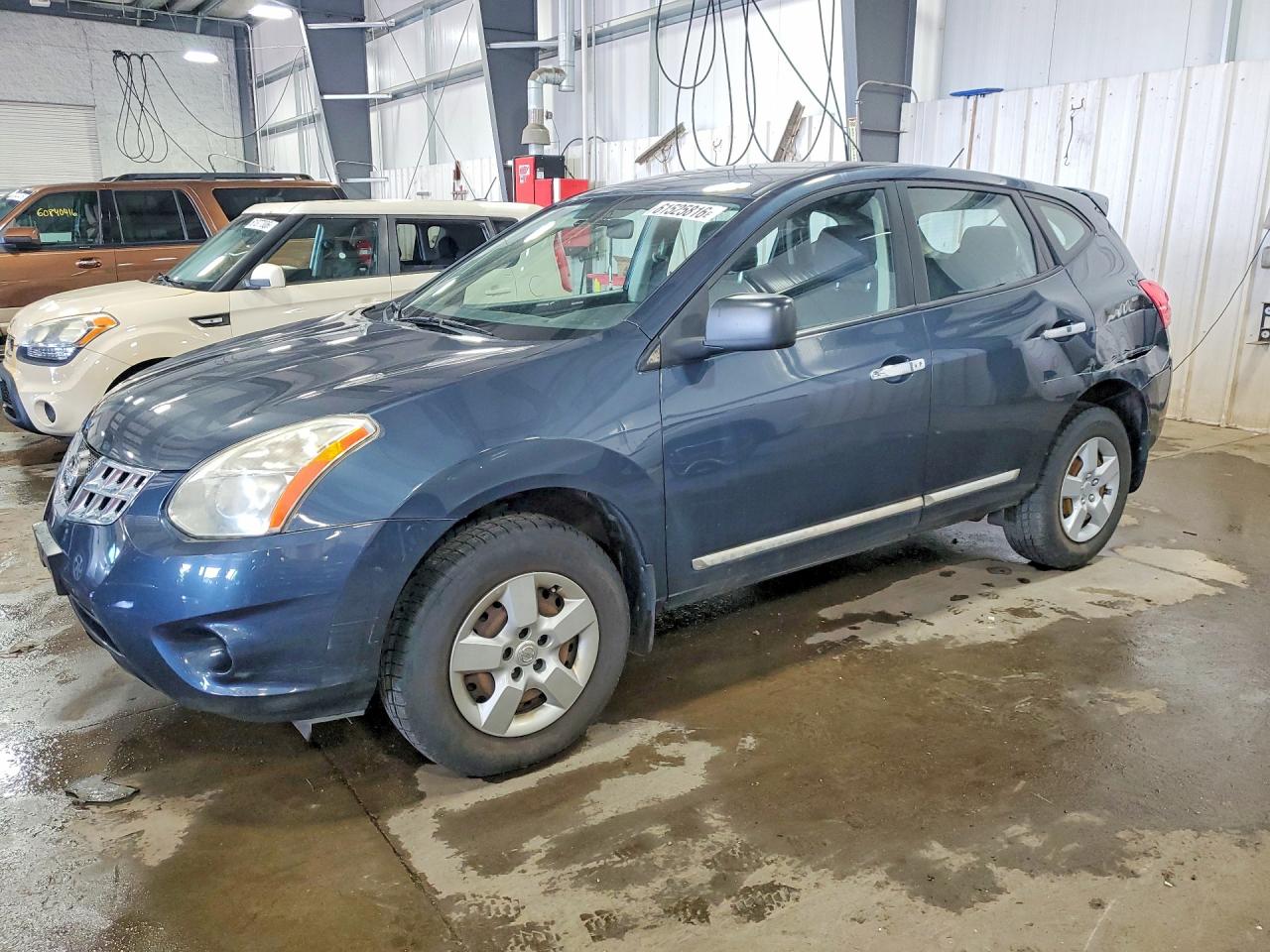 2013 Nissan Rogue S Синий vin: JN8AS5MV8DW651983