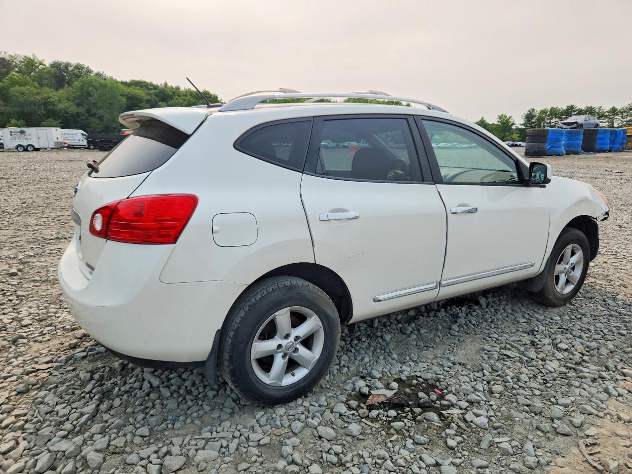 2013 Nissan Rogue S/sv Белый vin: JN8AS5MV8DW665558