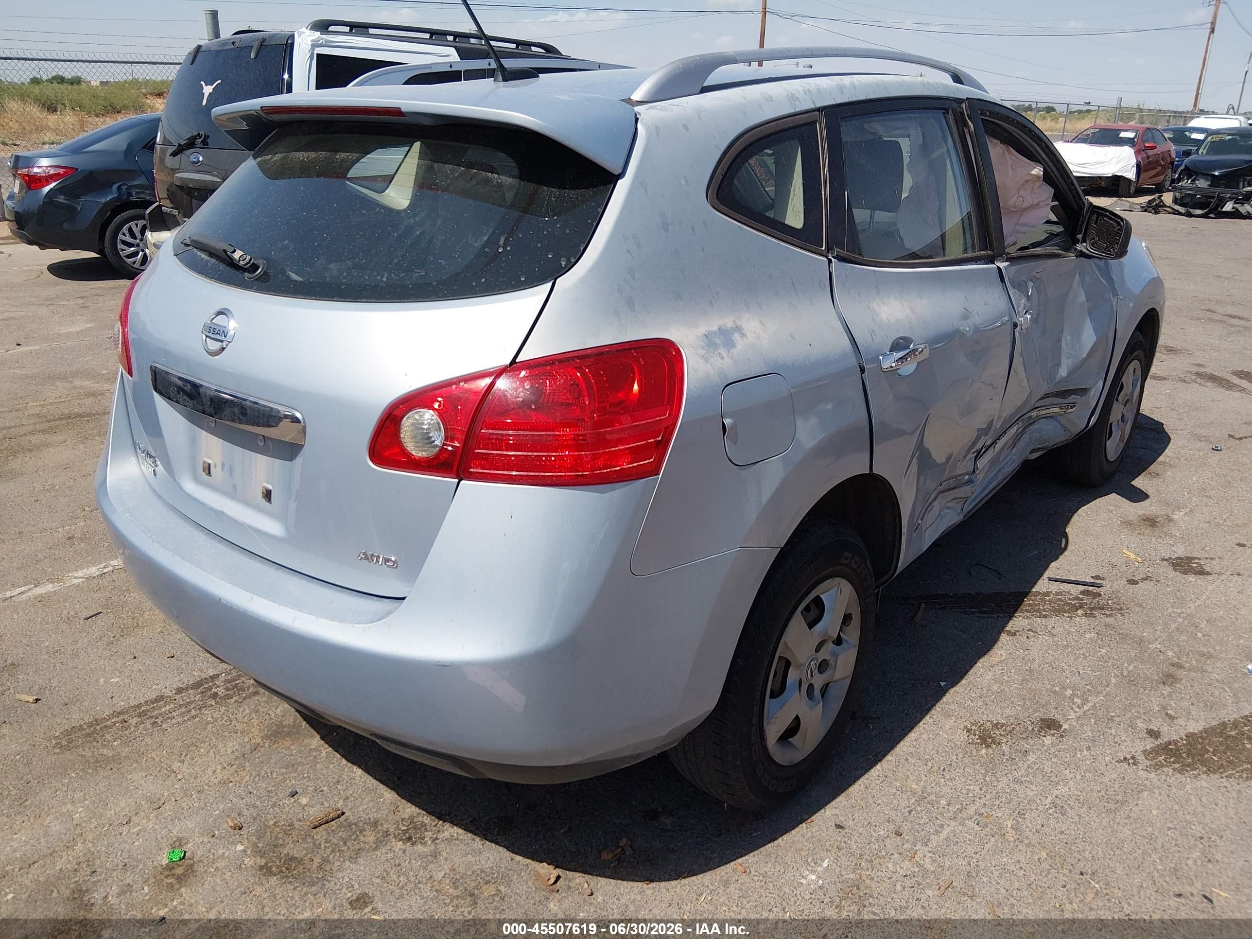 2014 Nissan Rogue Select S Light Blue vin: JN8AS5MV8EW204555