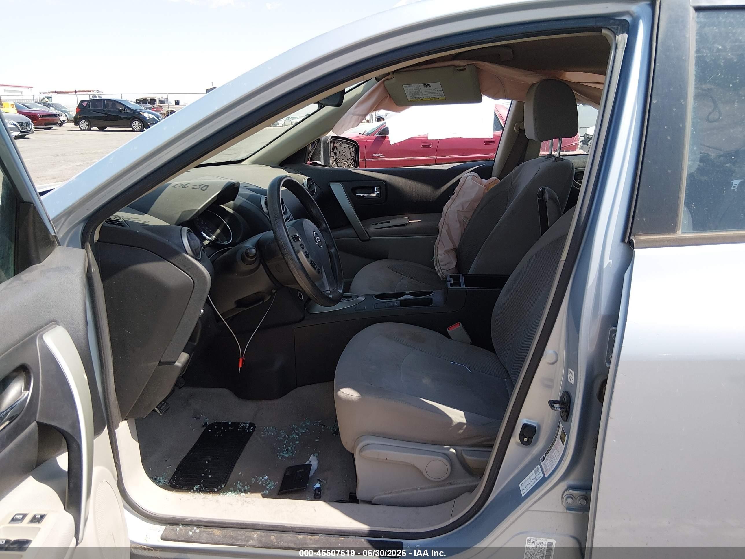 2014 Nissan Rogue Select S Light Blue vin: JN8AS5MV8EW204555