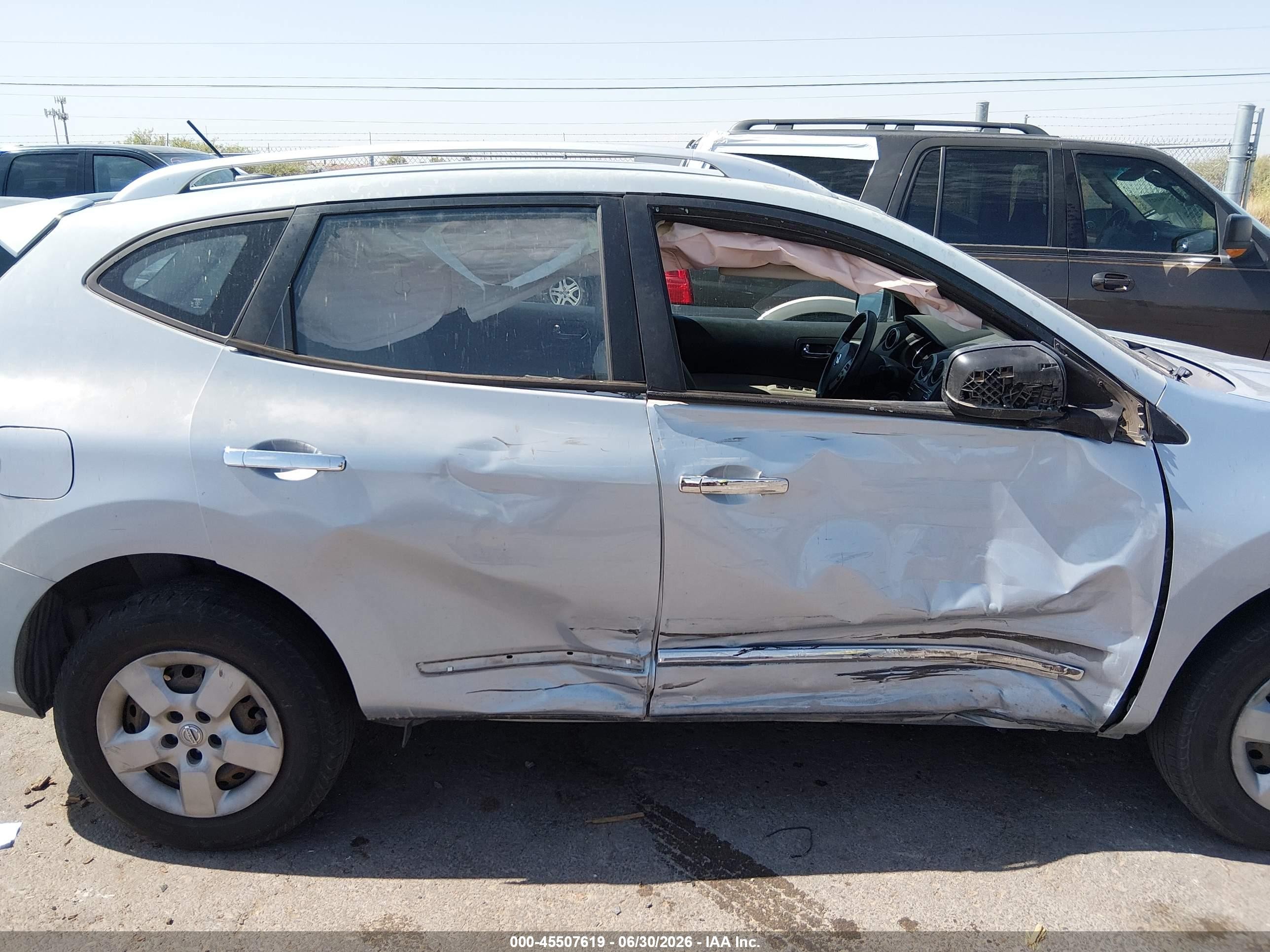 2014 Nissan Rogue Select S Light Blue vin: JN8AS5MV8EW204555