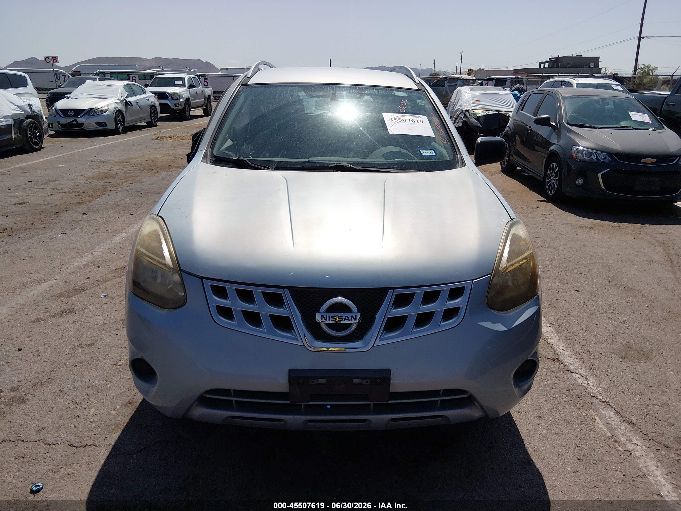 2014 Nissan Rogue Select S Light Blue vin: JN8AS5MV8EW204555