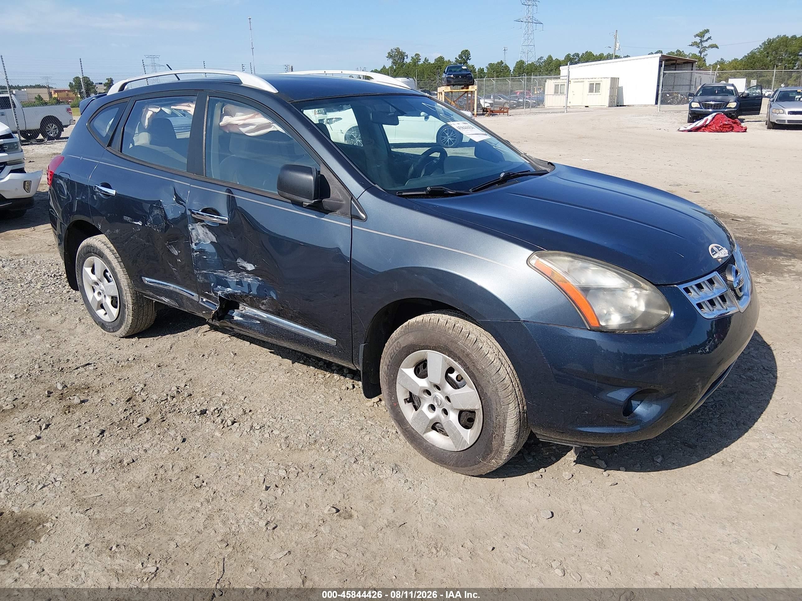 2014 Nissan Rogue Select S Gray vin: JN8AS5MV8EW709527