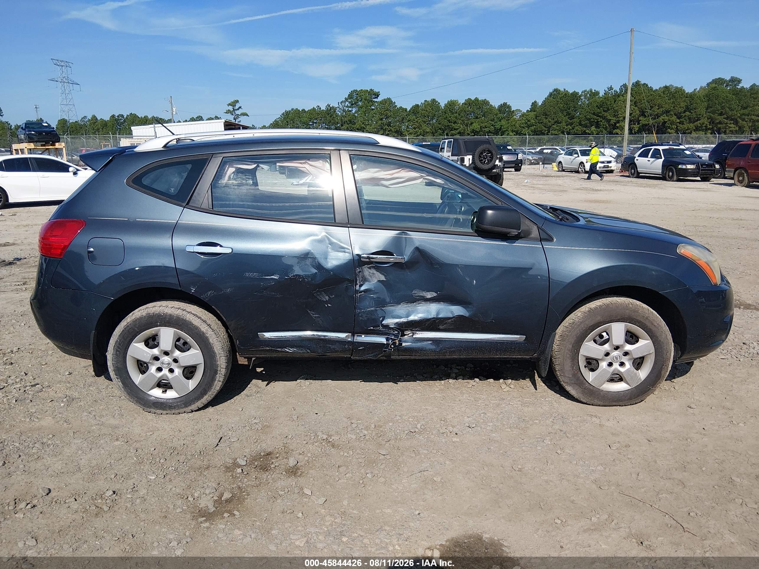 2014 Nissan Rogue Select S Серый vin: JN8AS5MV8EW709527