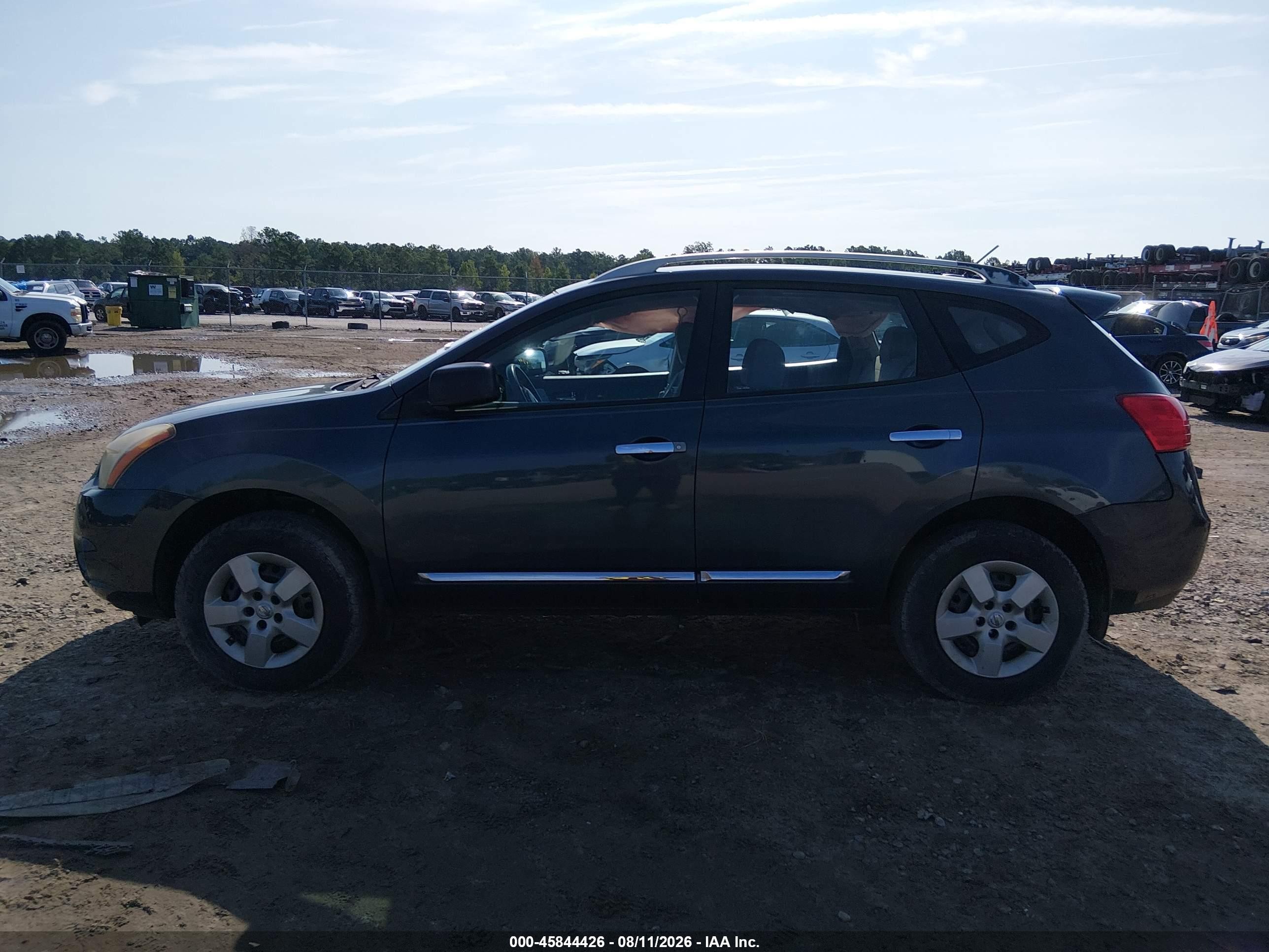2014 Nissan Rogue Select S Серый vin: JN8AS5MV8EW709527