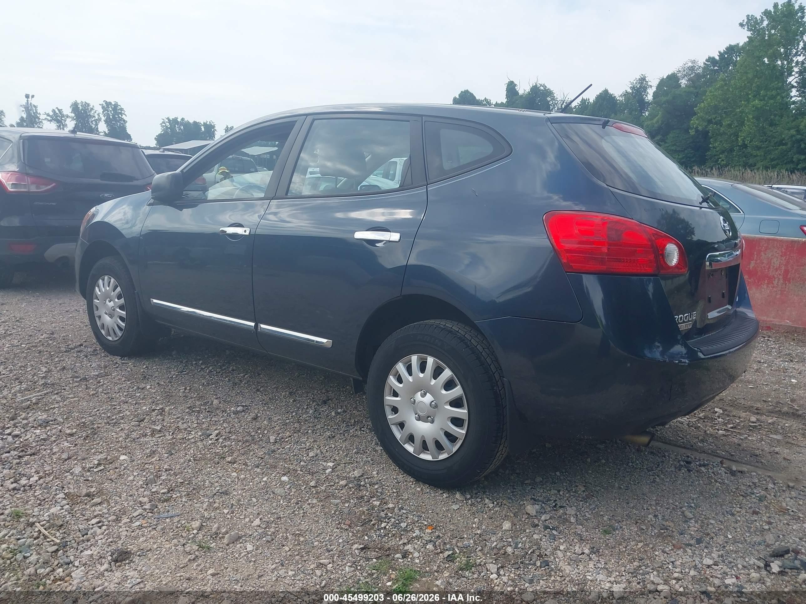 2014 Nissan Rogue Select S Blue vin: JN8AS5MV8EW710936