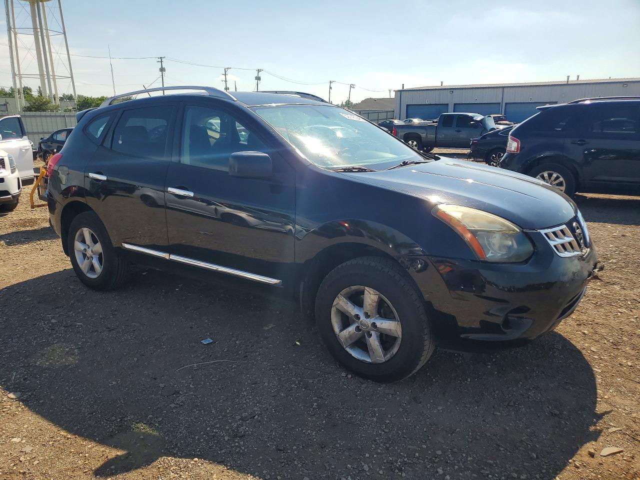 2014 Nissan Rogue Select S Черный vin: JN8AS5MV8EW713237