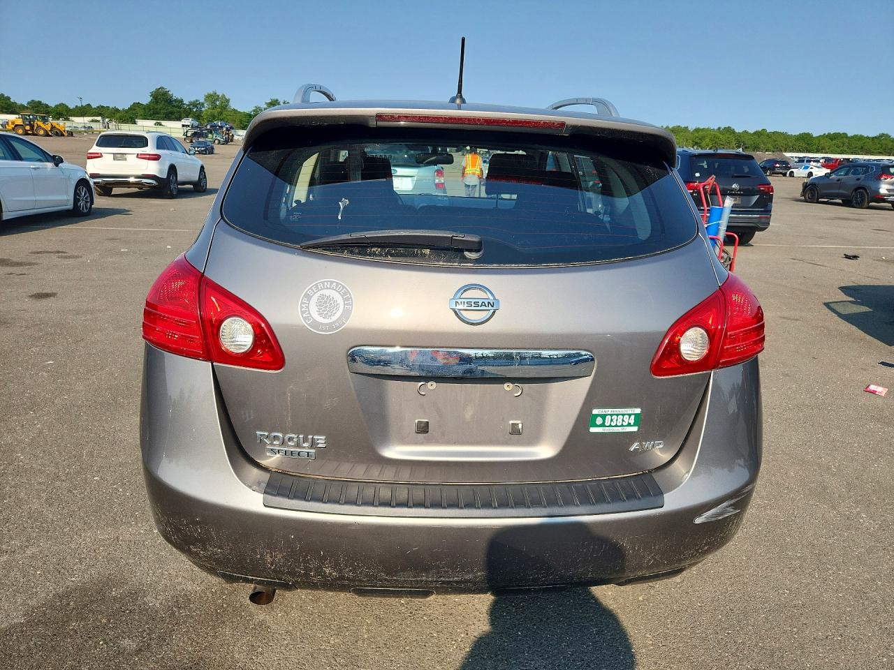 2014 Nissan Rogue Select S Gray vin: JN8AS5MV8EW717367