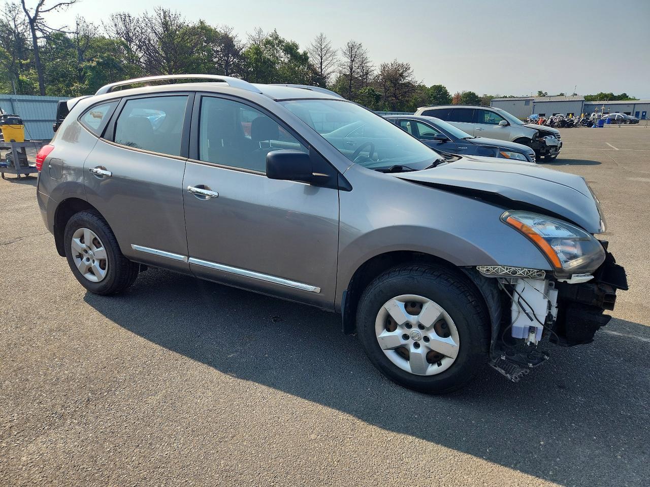 2014 Nissan Rogue Select S Gray vin: JN8AS5MV8EW717367