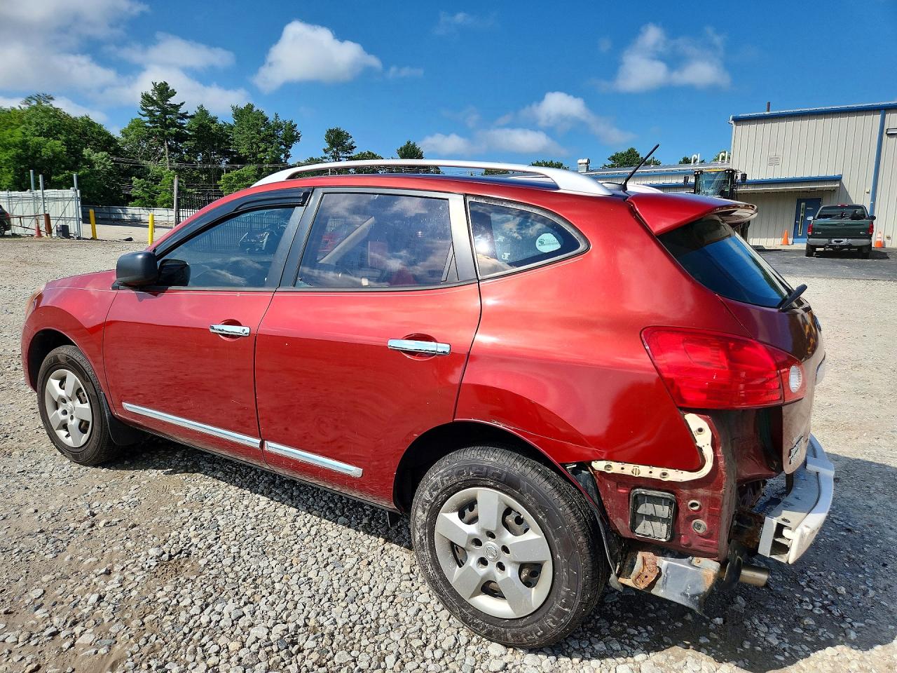2014 Nissan Rogue Select S Red vin: JN8AS5MV8EW718969