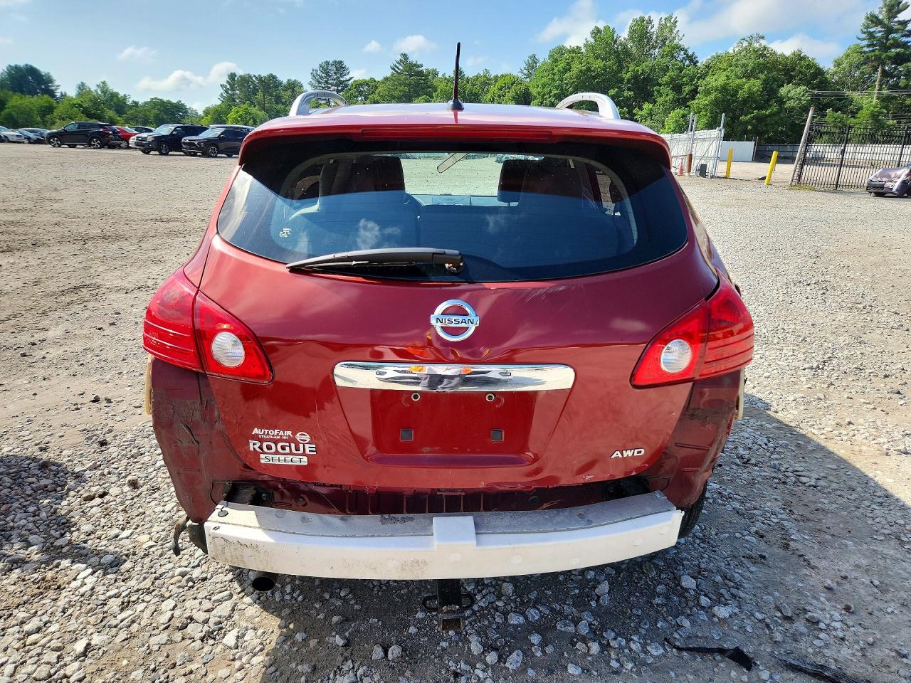 2014 Nissan Rogue Select S Red vin: JN8AS5MV8EW718969