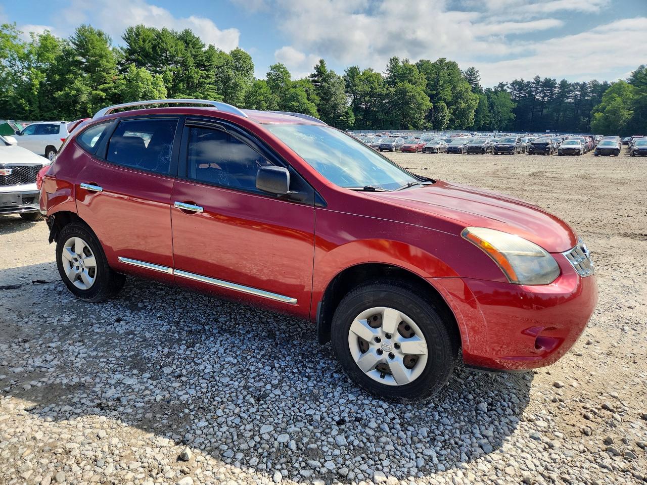2014 Nissan Rogue Select S Red vin: JN8AS5MV8EW718969