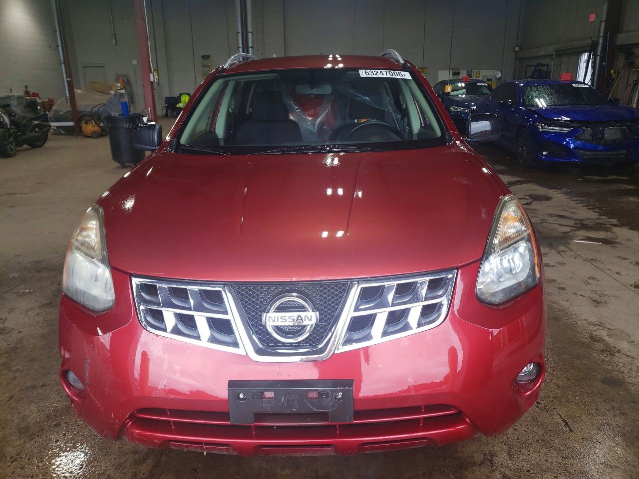 2015 Nissan Rogue Select S Red vin: JN8AS5MV8FW250226