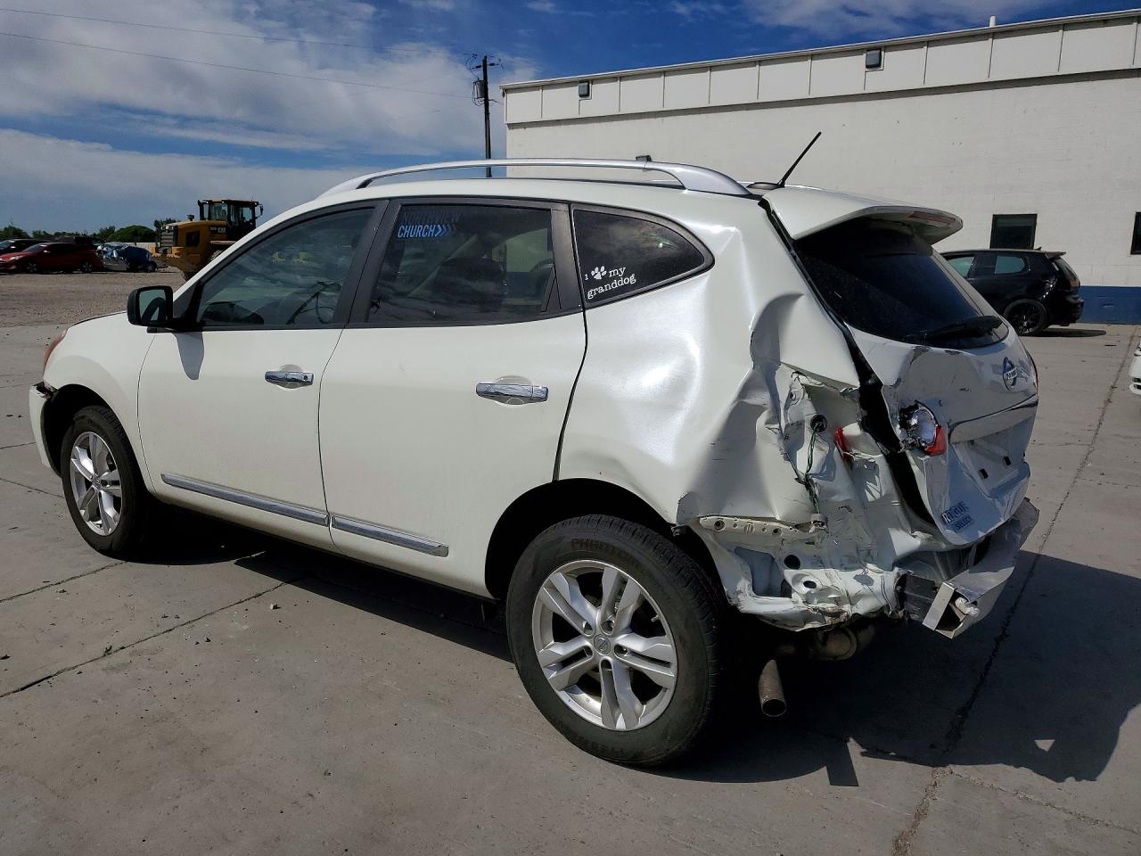 2015 Nissan Rogue Select S White vin: JN8AS5MV8FW253546