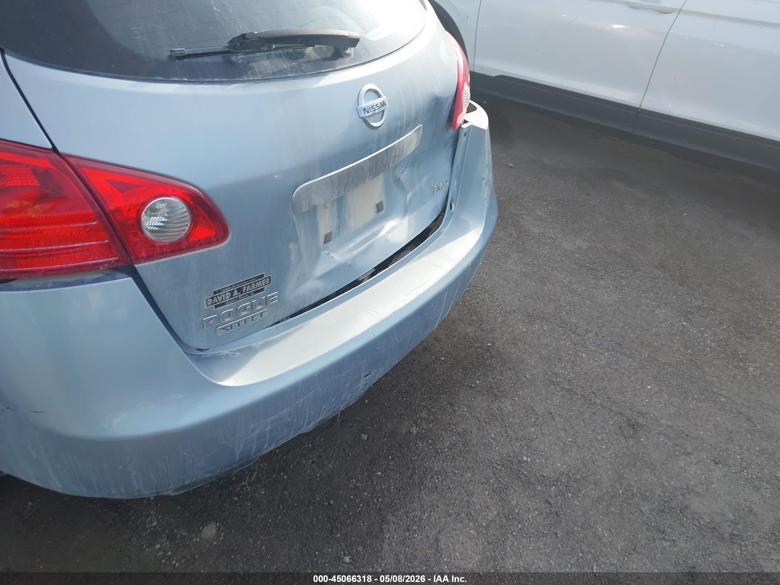 2015 Nissan Rogue Select S Light Blue vin: JN8AS5MV8FW259329
