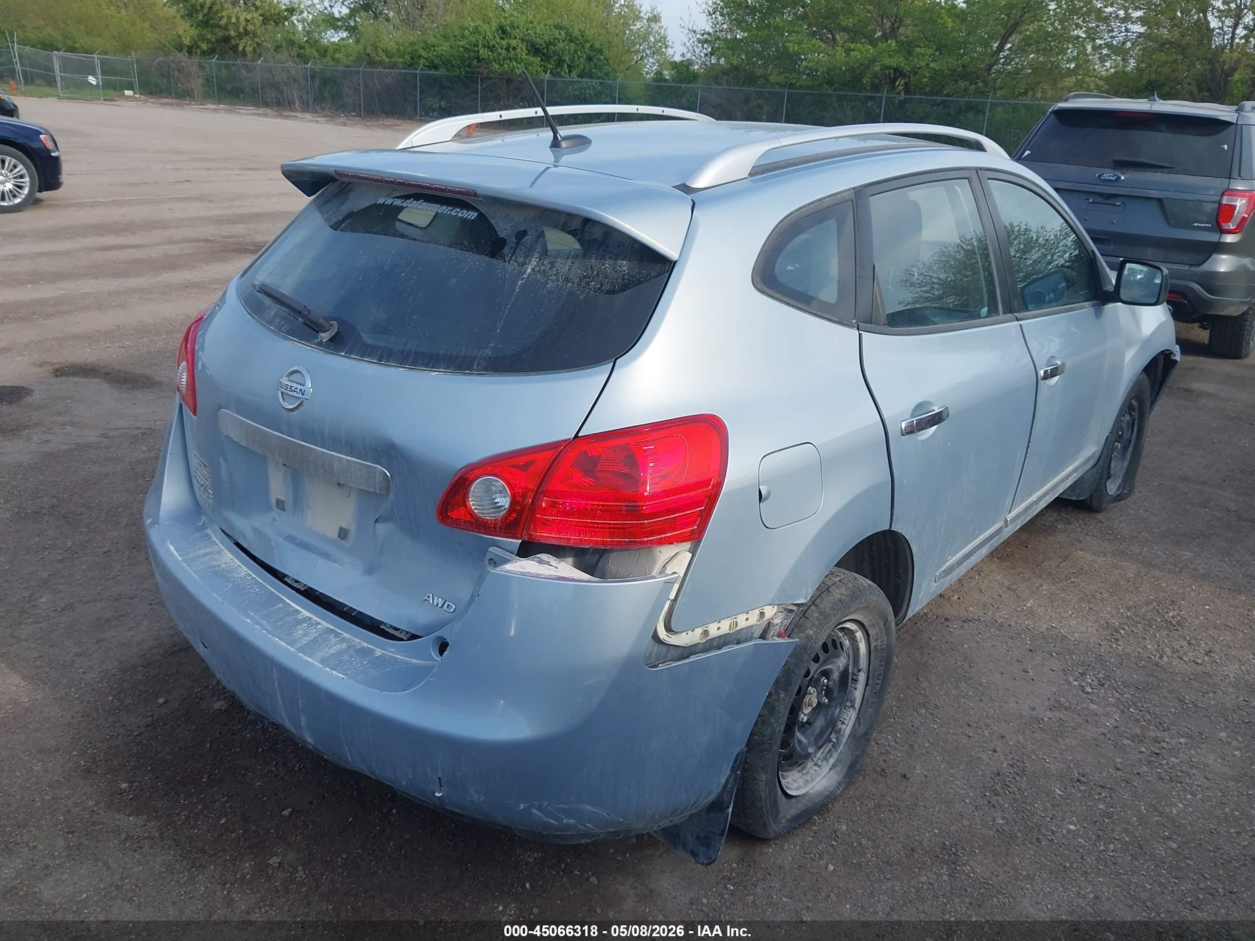 2015 Nissan Rogue Select S Light Blue vin: JN8AS5MV8FW259329