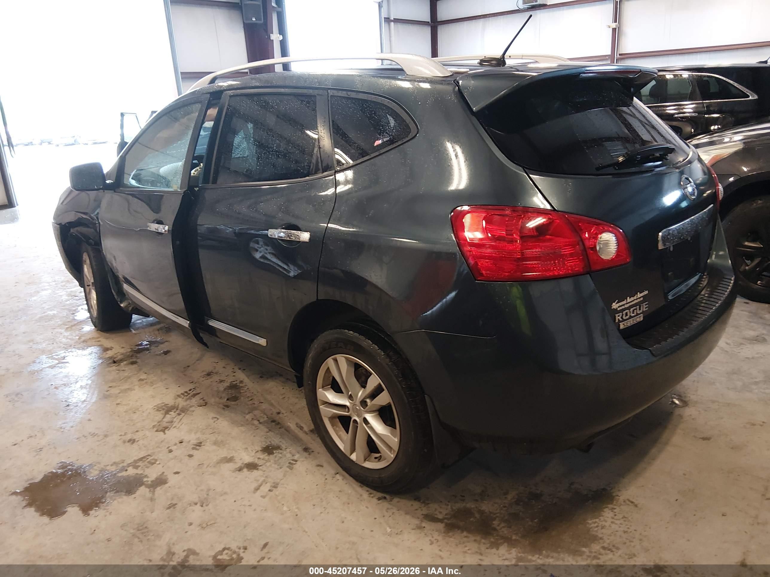 2015 Nissan Rogue Select S Синий vin: JN8AS5MV8FW750726