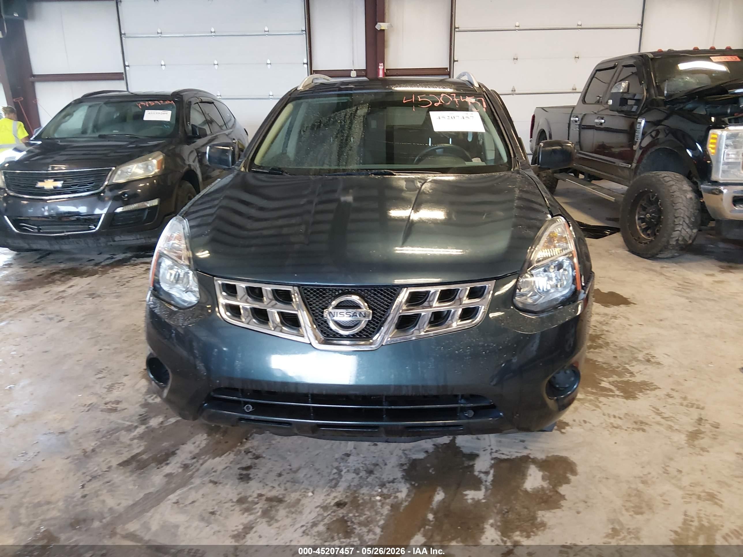 2015 Nissan Rogue Select S Синий vin: JN8AS5MV8FW750726
