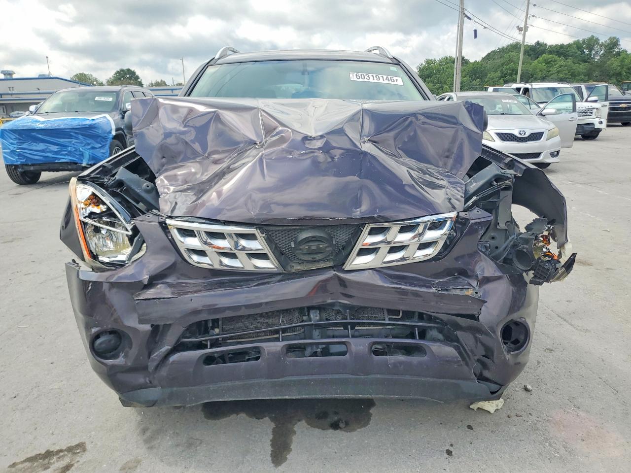 2015 Nissan Rogue Select S Purple vin: JN8AS5MV8FW757790