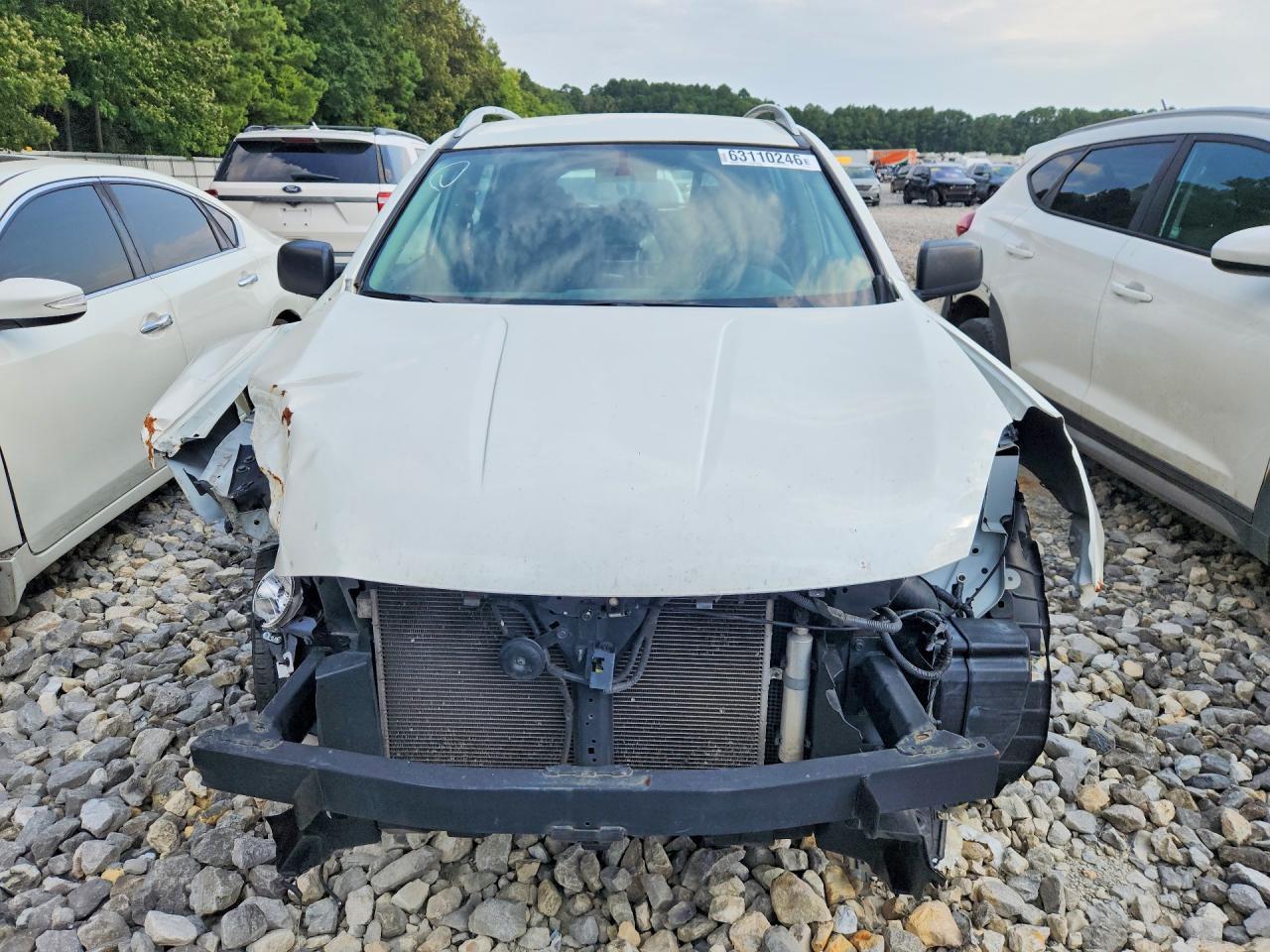 2015 Nissan Rogue Select S White vin: JN8AS5MV8FW758776