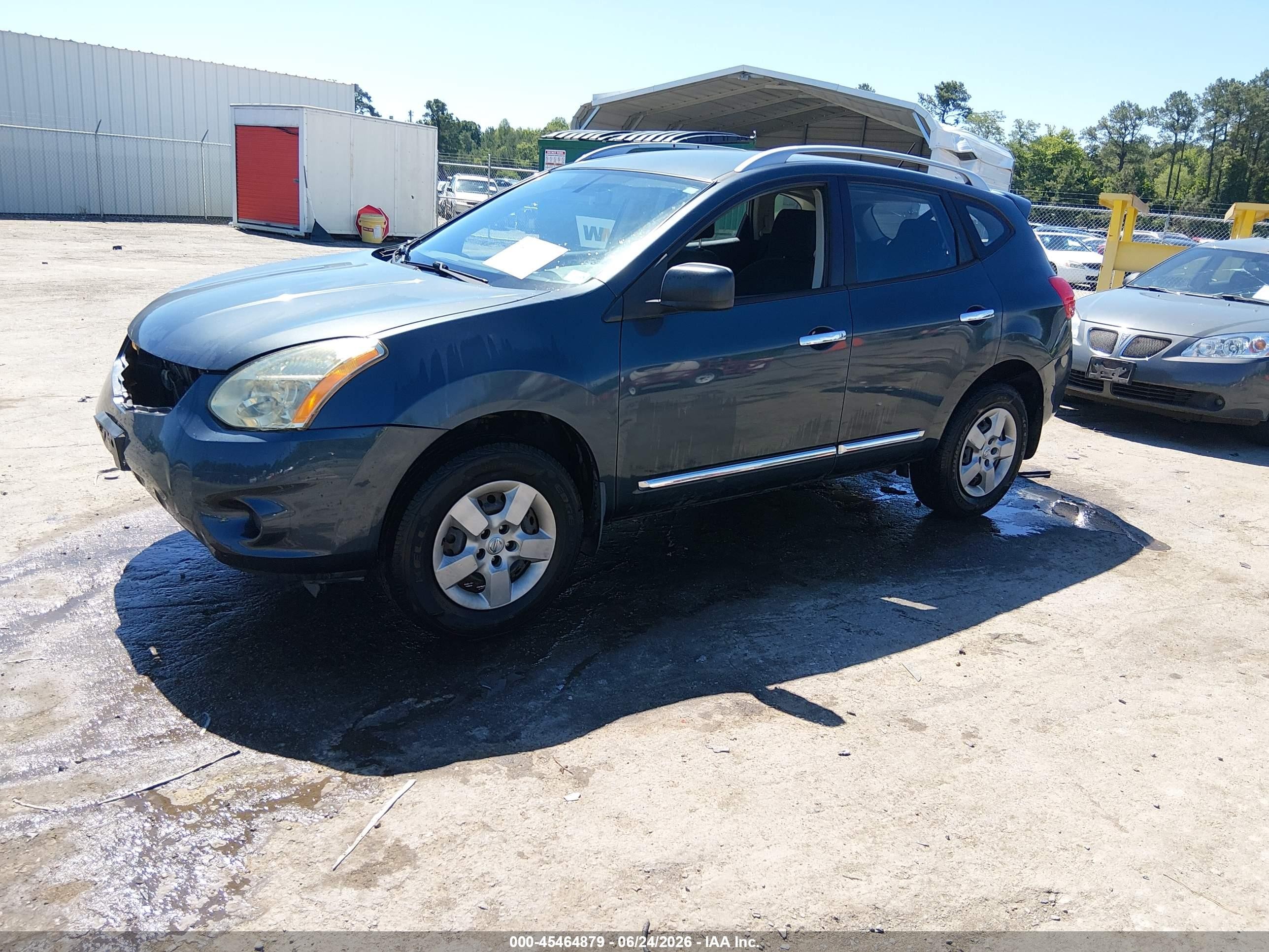 2015 Nissan Rogue Select S Gray vin: JN8AS5MV8FW760074