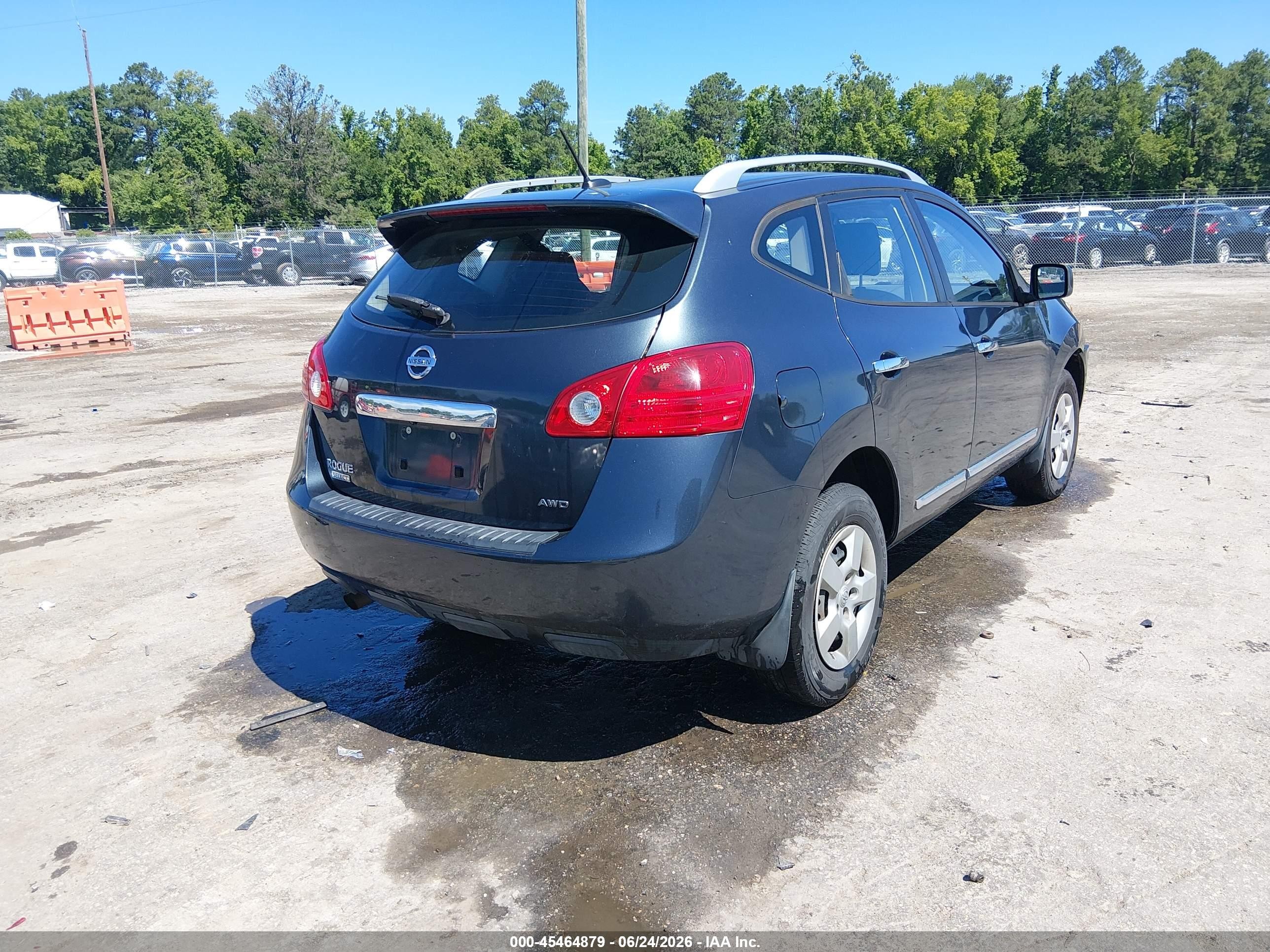 2015 Nissan Rogue Select S Gray vin: JN8AS5MV8FW760074