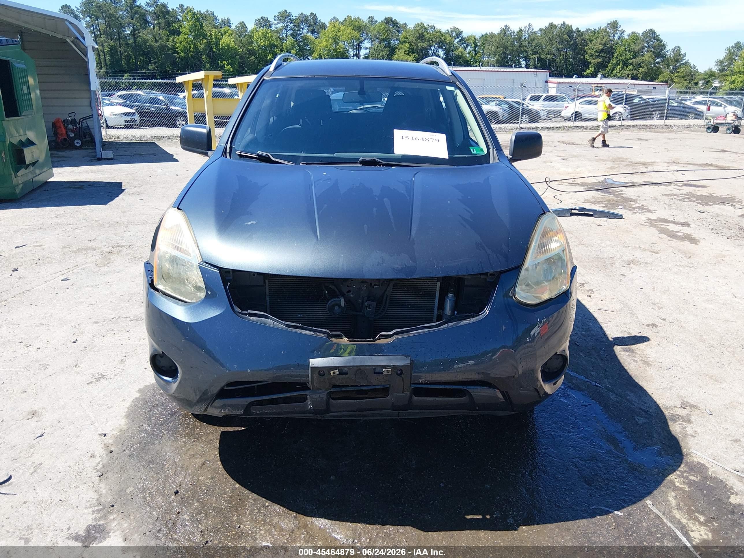 2015 Nissan Rogue Select S Gray vin: JN8AS5MV8FW760074