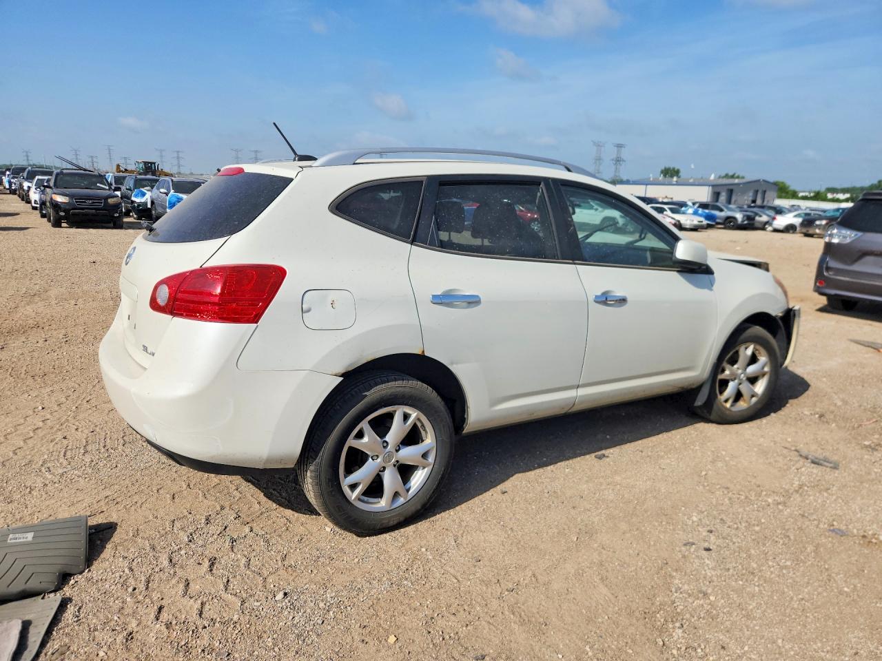 2010 Nissan Rogue S/sl/krom White vin: JN8AS5MV9AW110999