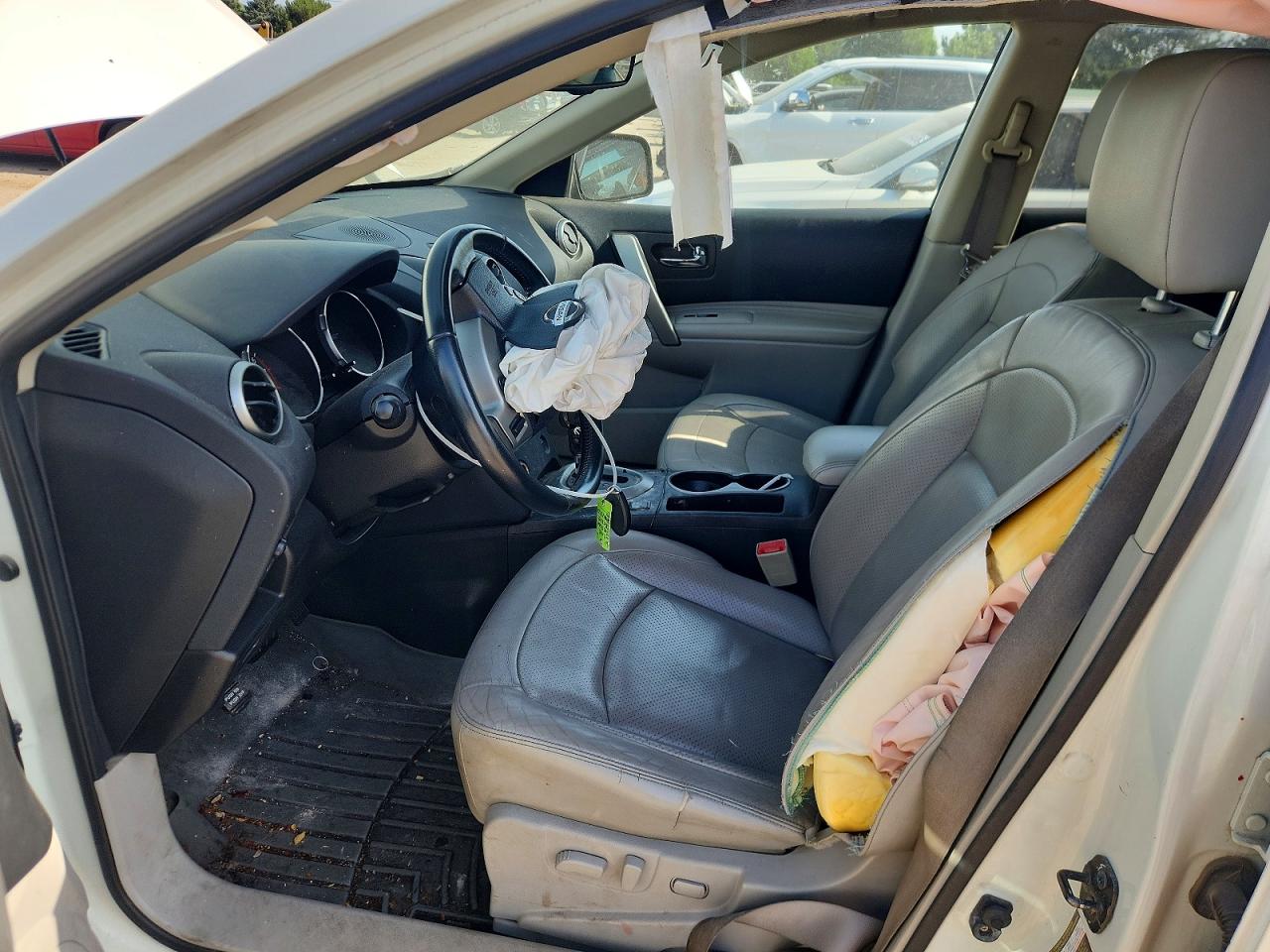 2010 Nissan Rogue S/sl/krom White vin: JN8AS5MV9AW110999