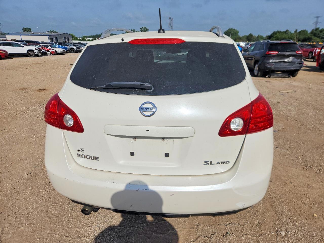2010 Nissan Rogue S/sl/krom White vin: JN8AS5MV9AW110999