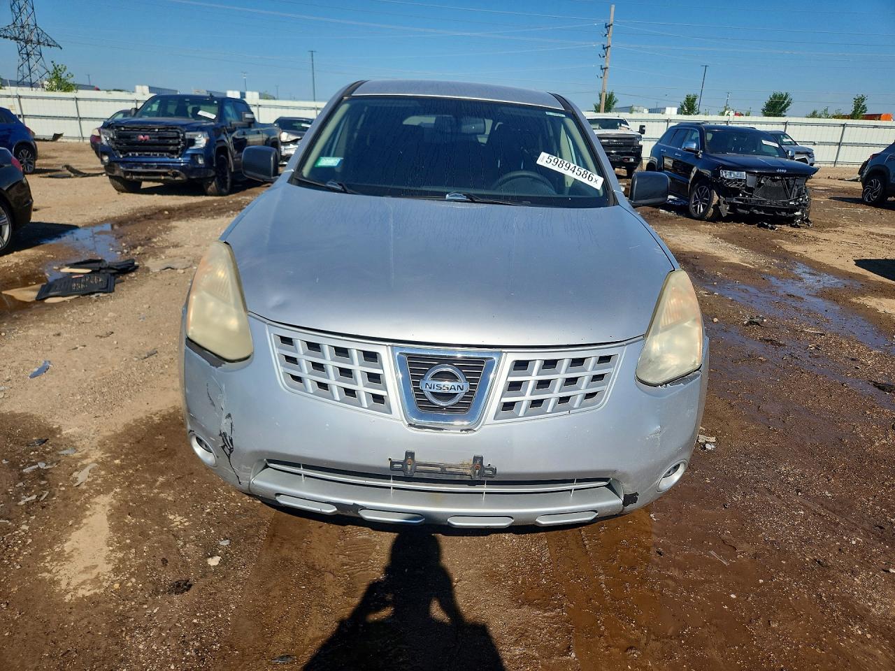 2010 Nissan Rogue S Silver vin: JN8AS5MV9AW114020