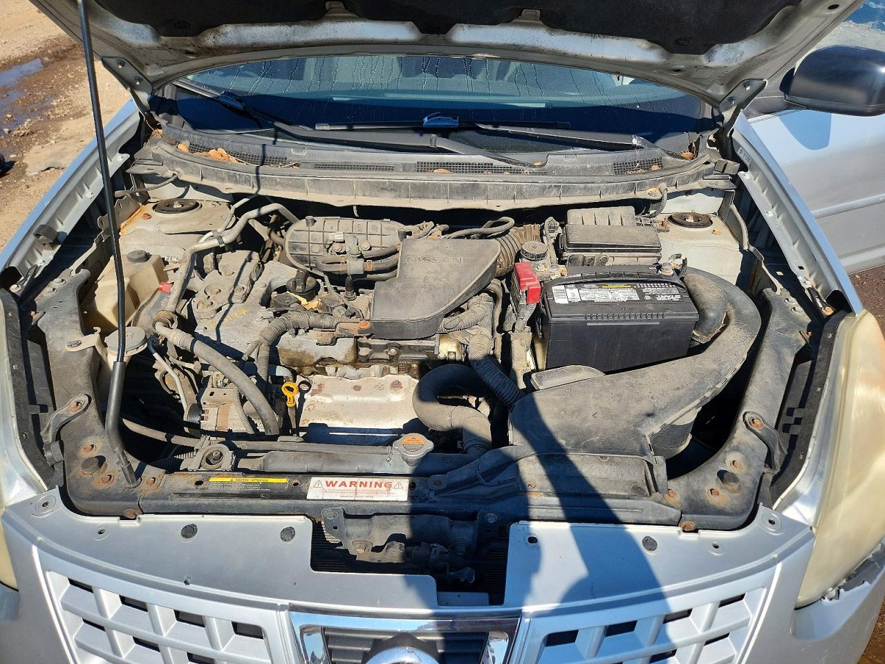 2010 Nissan Rogue S Silver vin: JN8AS5MV9AW114020