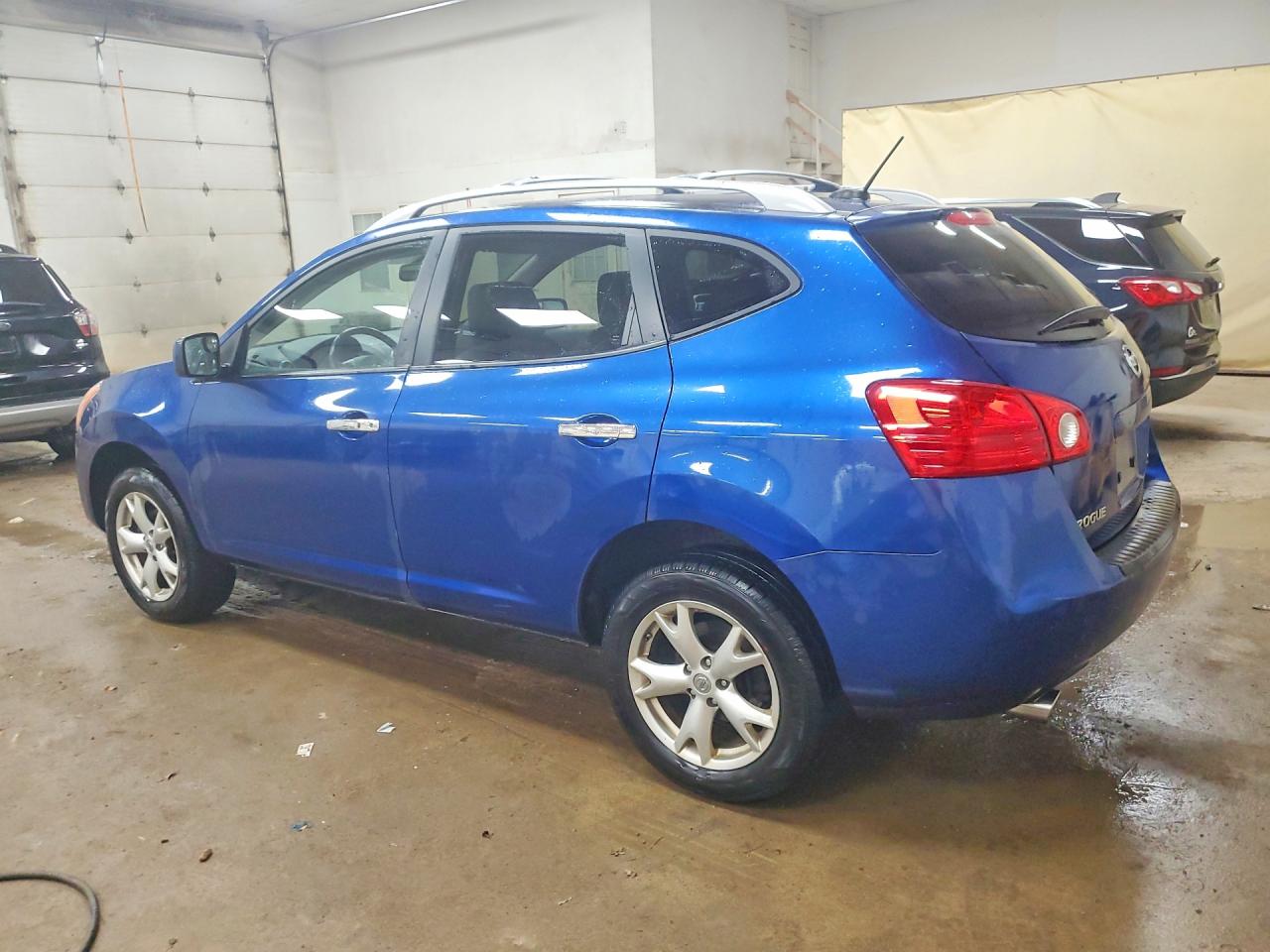 2010 Nissan Rogue S Blue vin: JN8AS5MV9AW115216