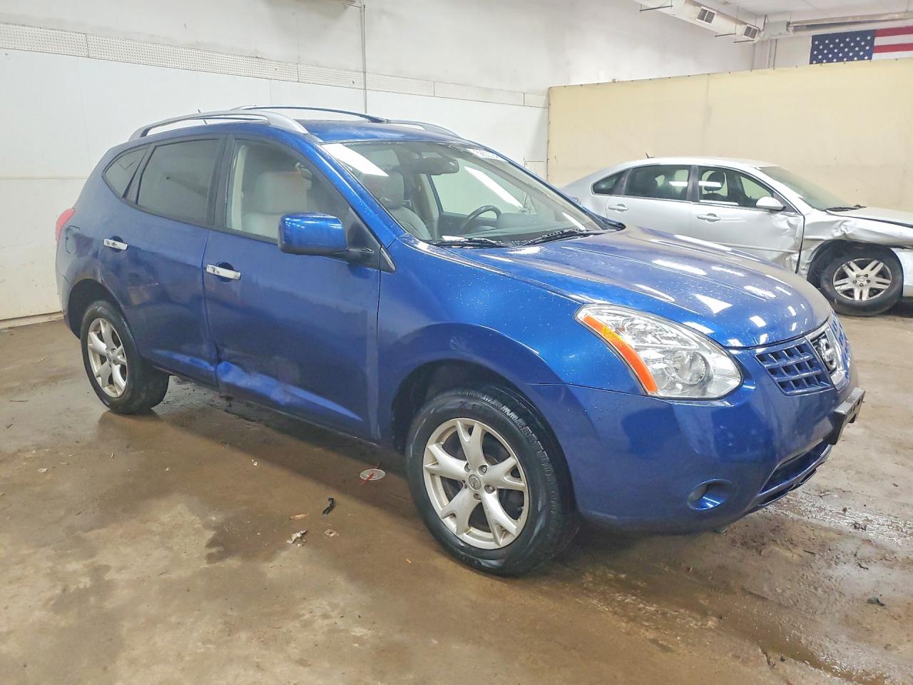 2010 Nissan Rogue S Blue vin: JN8AS5MV9AW115216