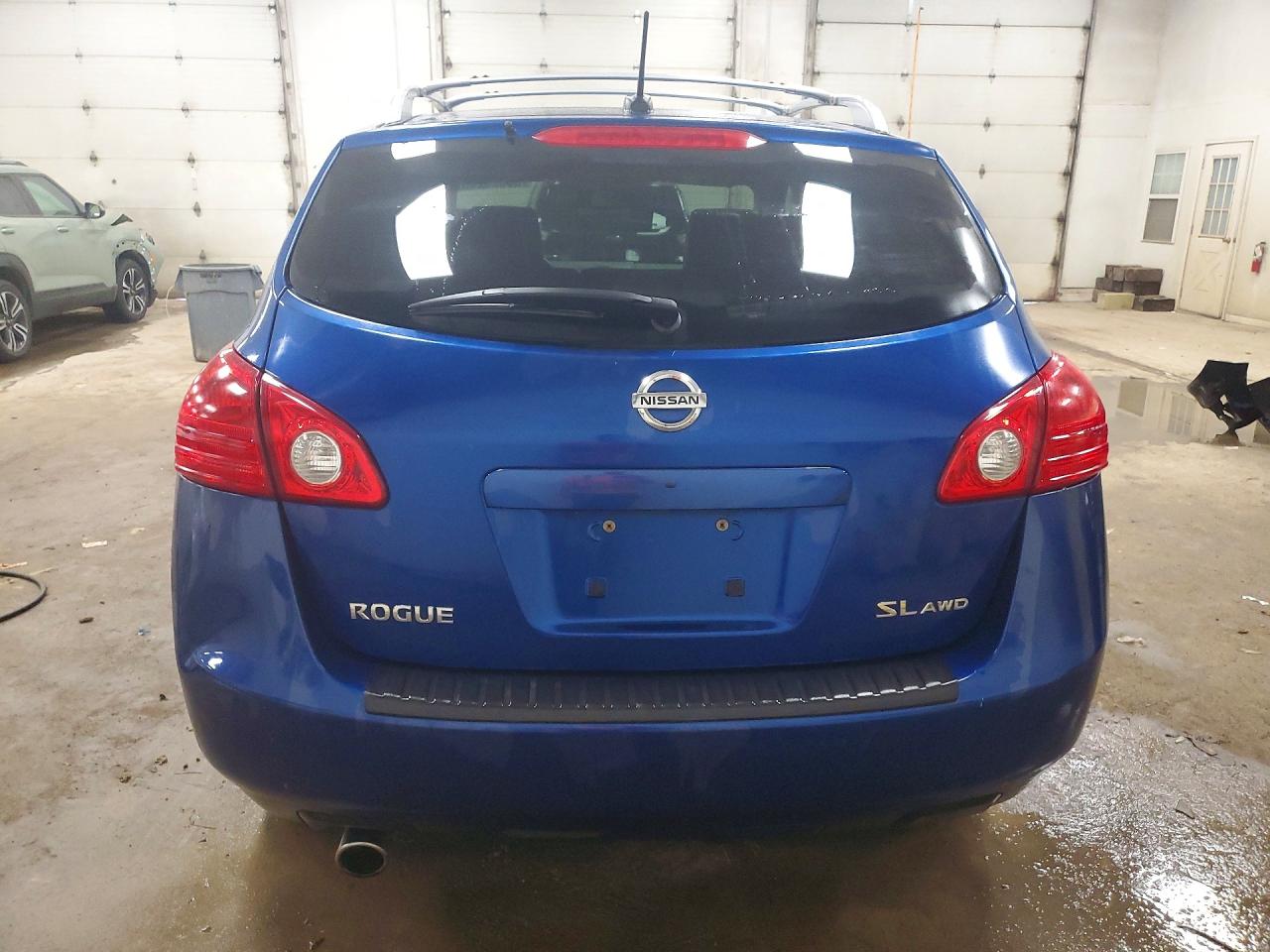 2010 Nissan Rogue S Blue vin: JN8AS5MV9AW115216