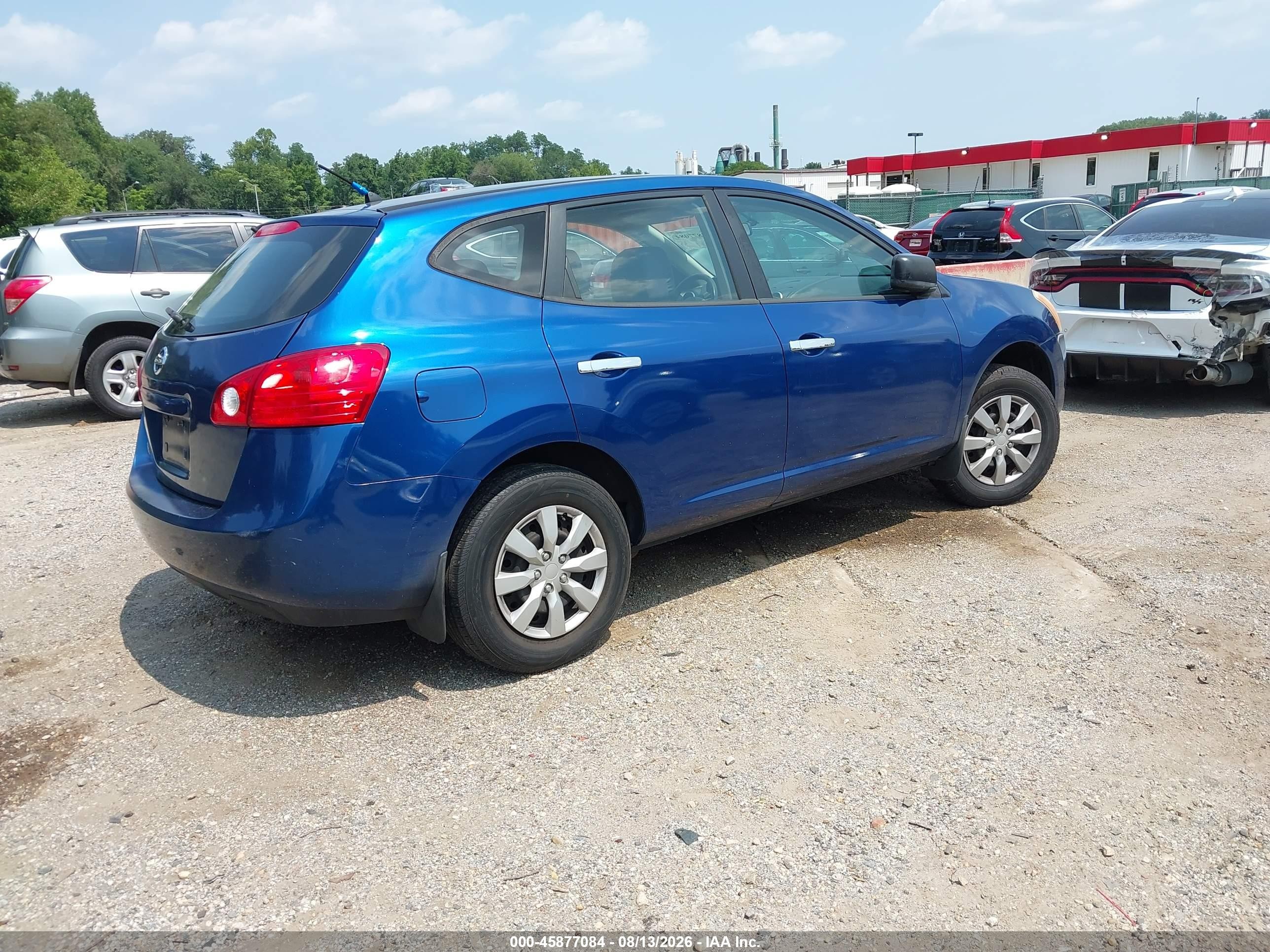 2010 Nissan Rogue S Blue vin: JN8AS5MV9AW120710