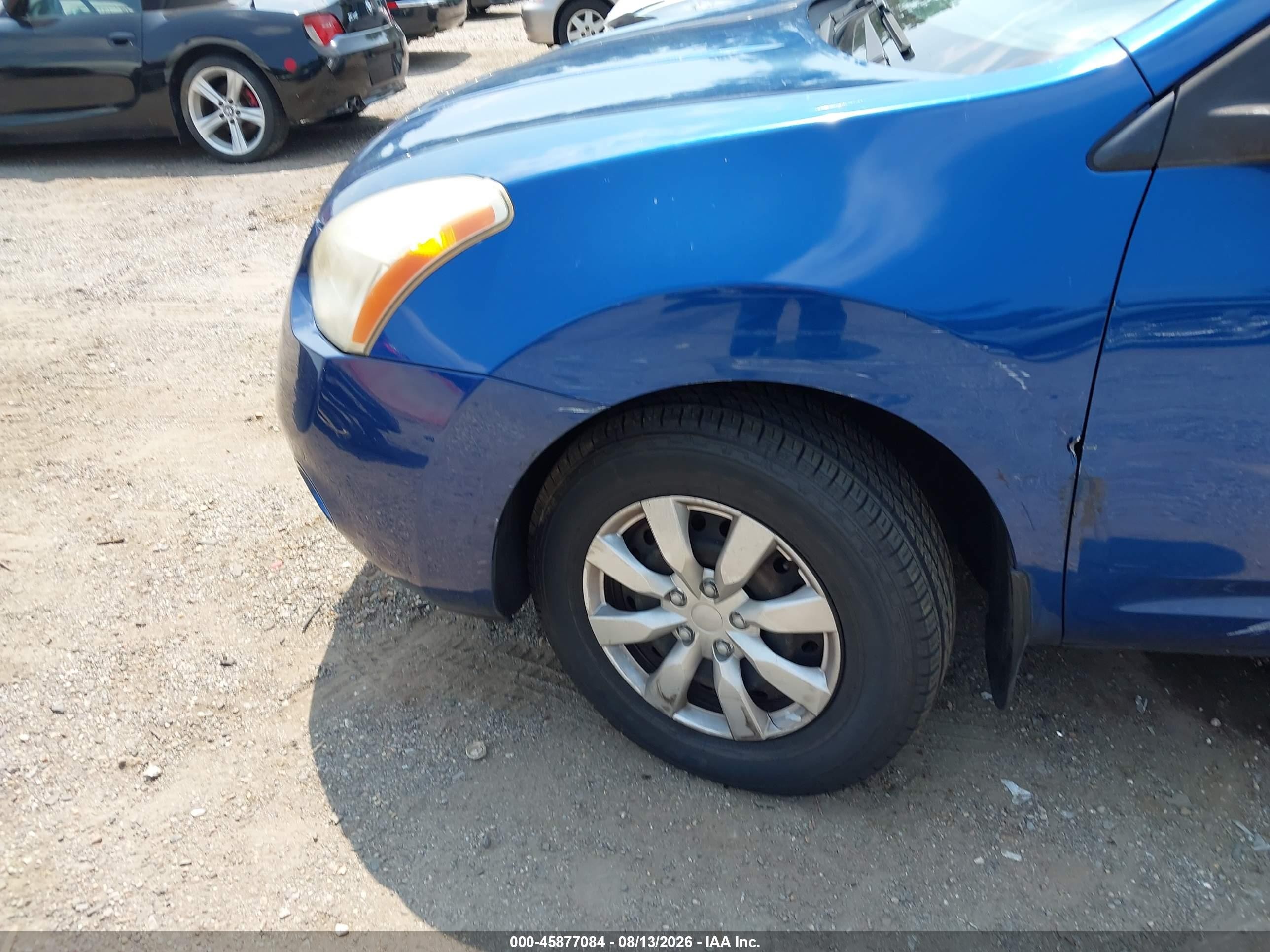 2010 Nissan Rogue S Blue vin: JN8AS5MV9AW120710